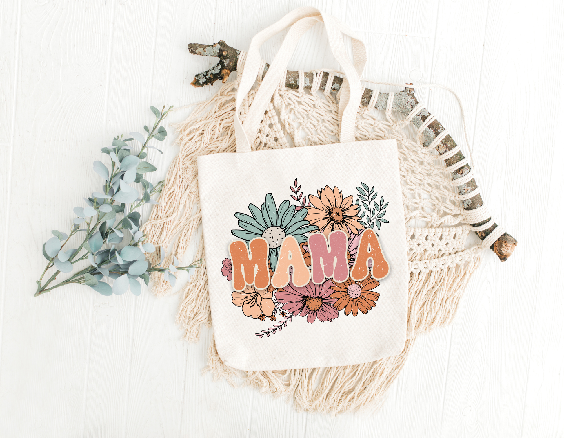 Floral Mama Tote Bag
