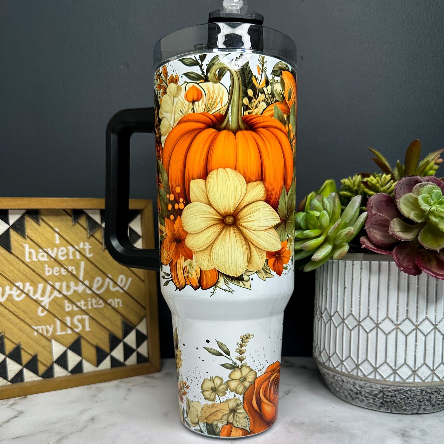 Pumpkin 40oz Tumbler
