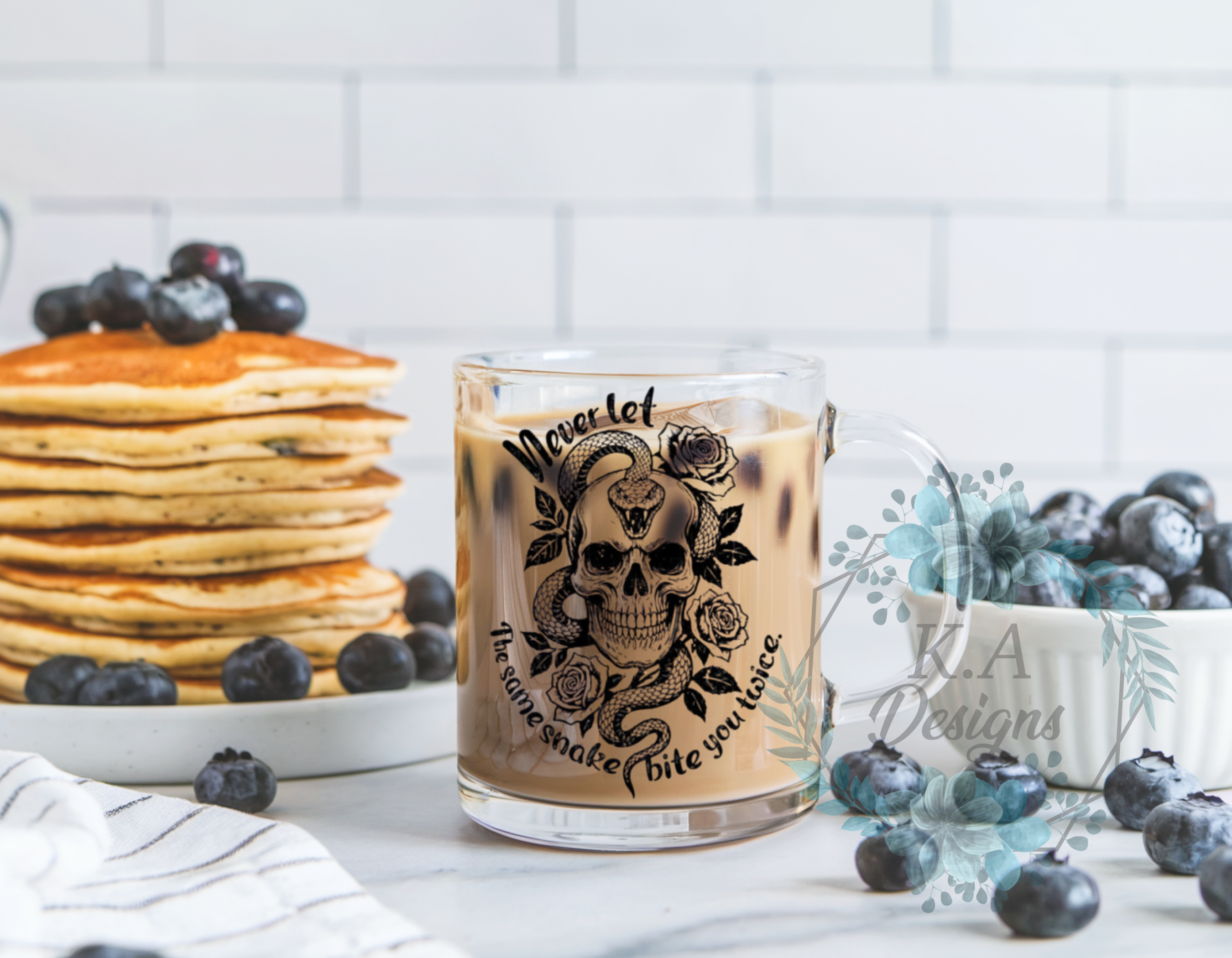 Never Let The Same Snake Bite You Twice Clear Mug