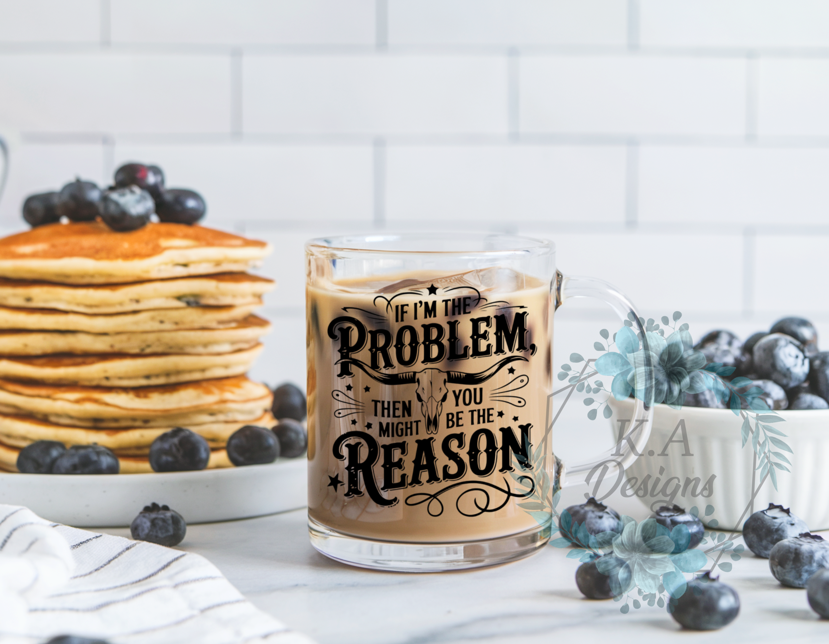If I'm The Problem Clear Mug