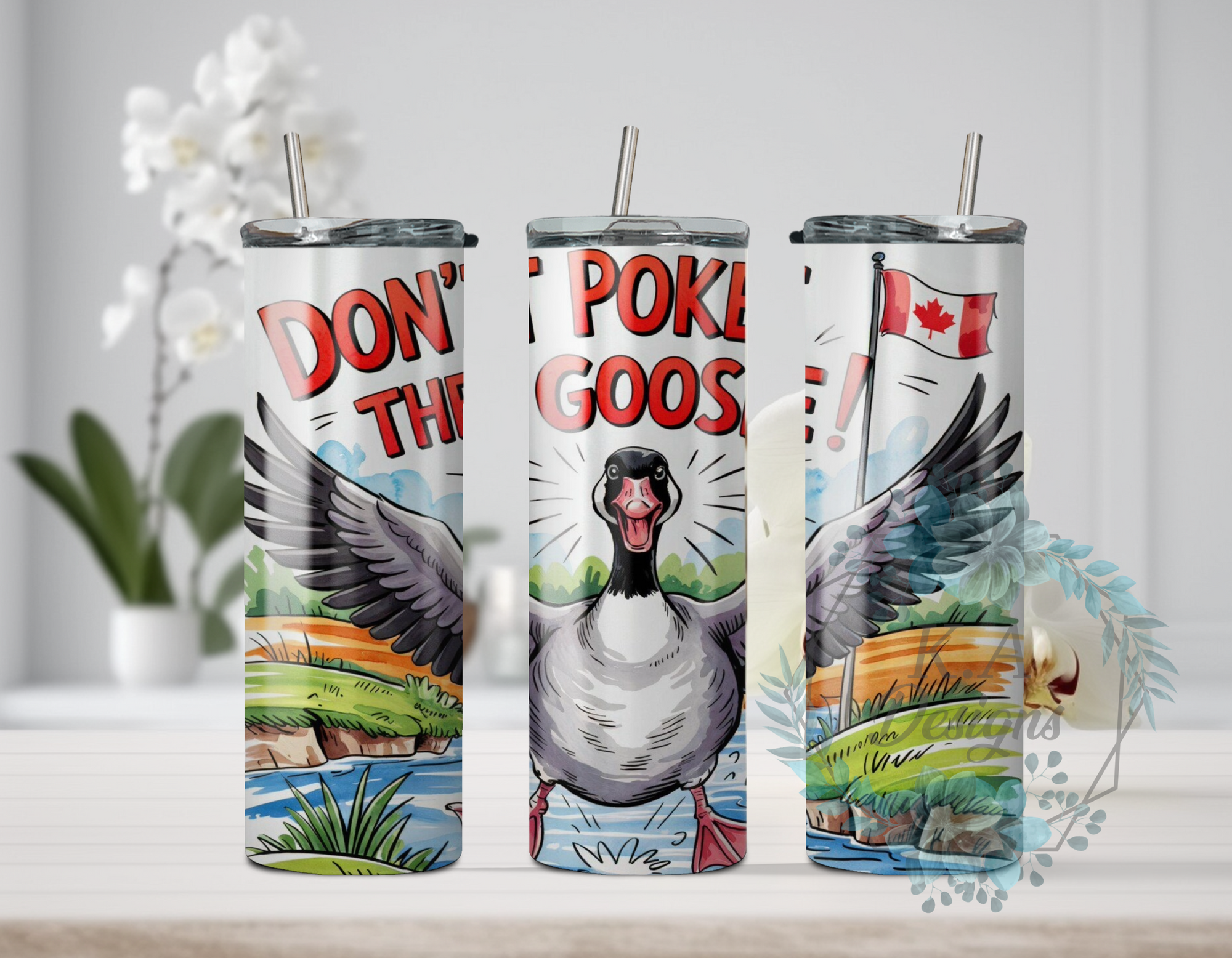 Don't Poke The Goose Tumbler