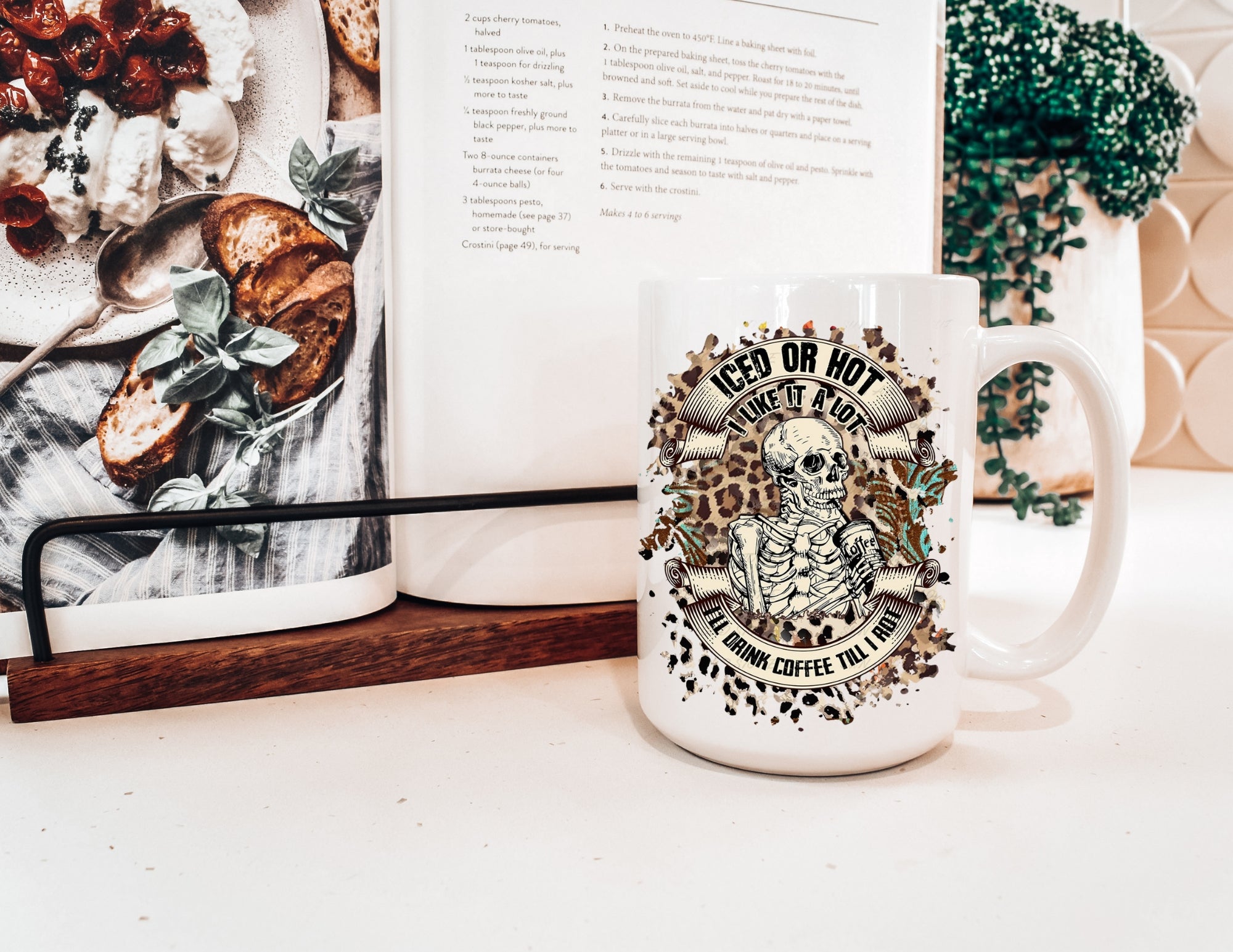 Iced or Hot I Like It A lot I'll Drink Coffee Til I Rot Mug