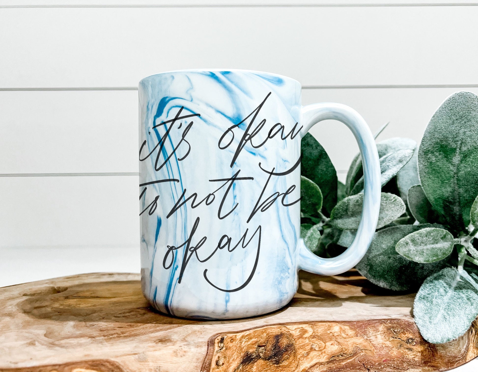 It's Okay To Not Be Okay Marble Mug