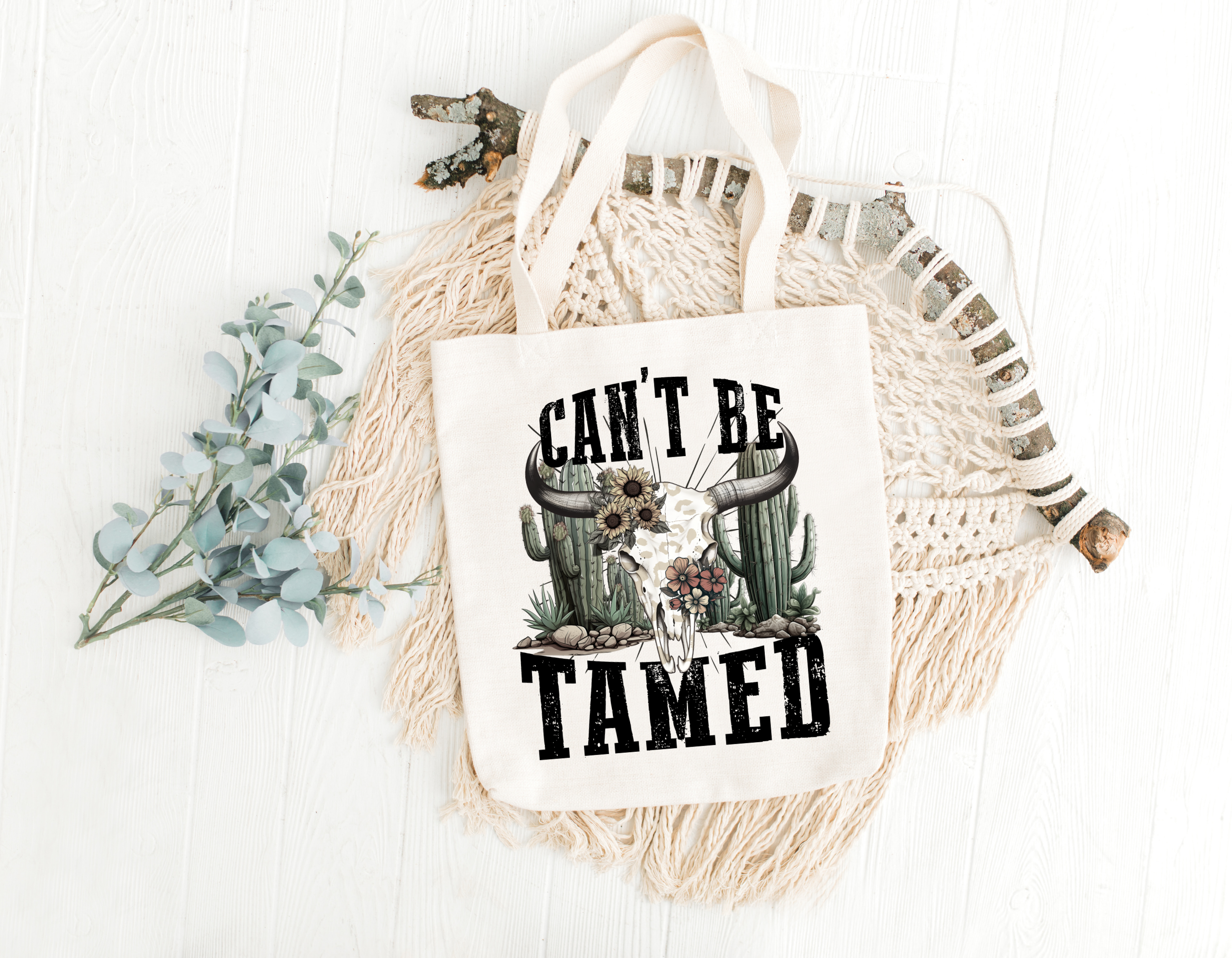 Can't Be Tamed Tote Bag