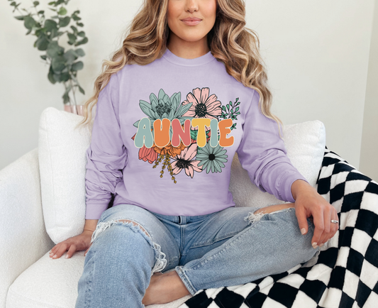 Floral Auntie Long Sleeve