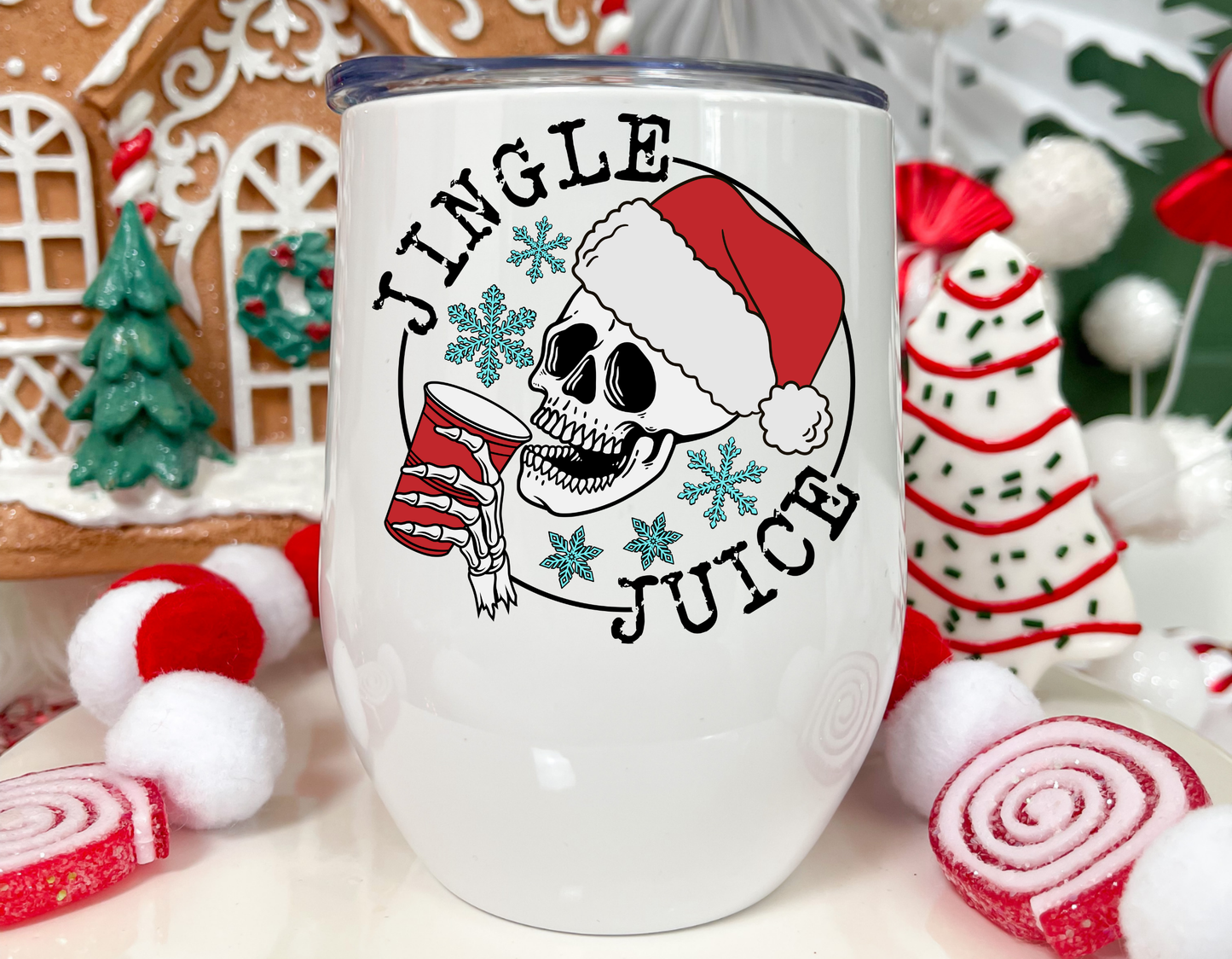 Jingle Juice Wine Tumbler