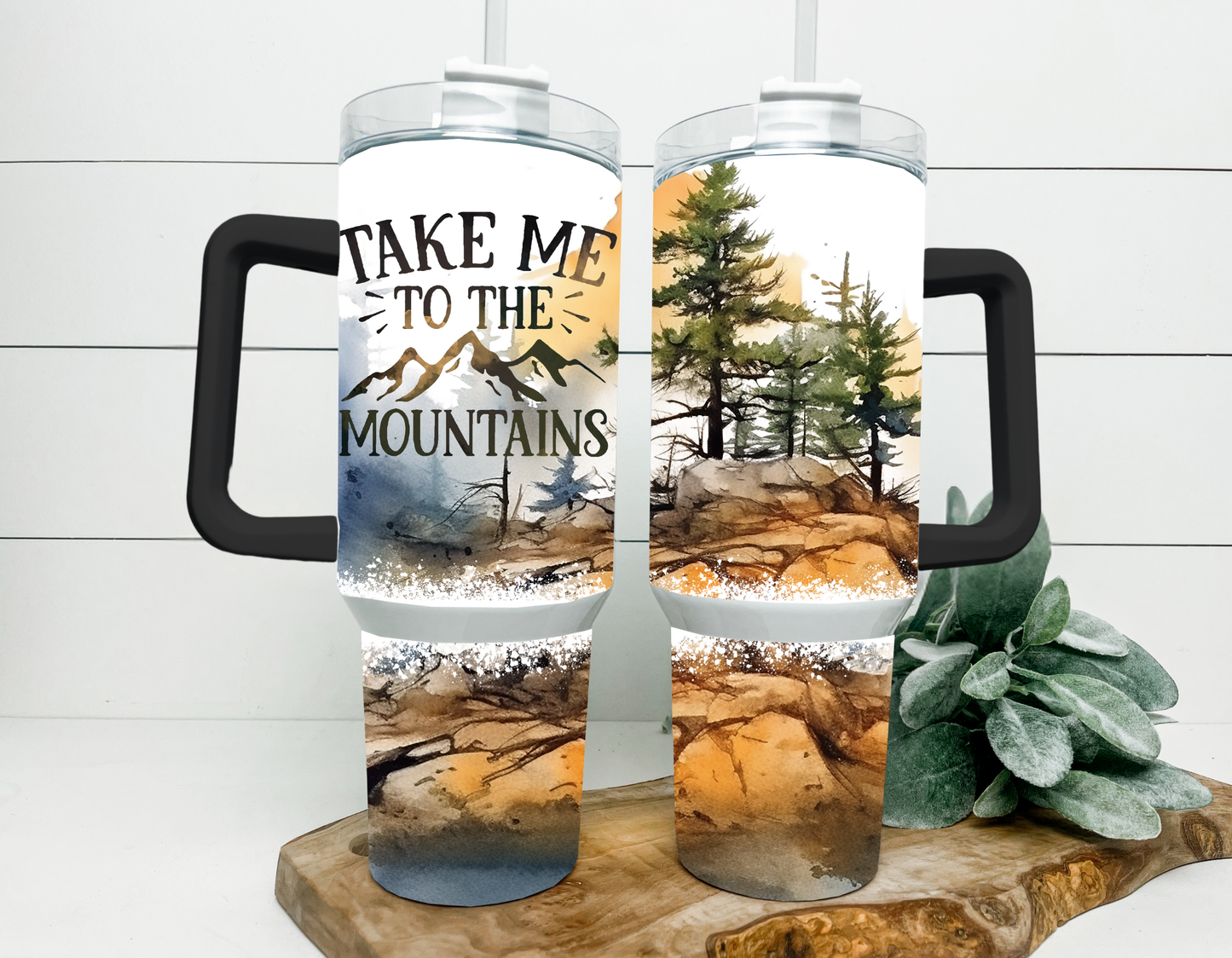 Take Me To The Mountains 40oz Tumbler