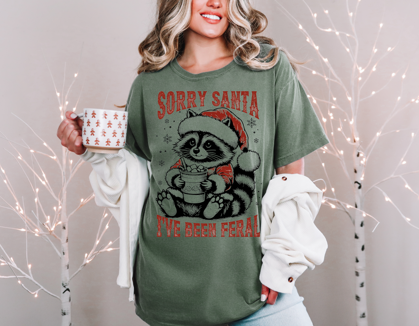 Sorry Santa I've Been Feral T-Shirt