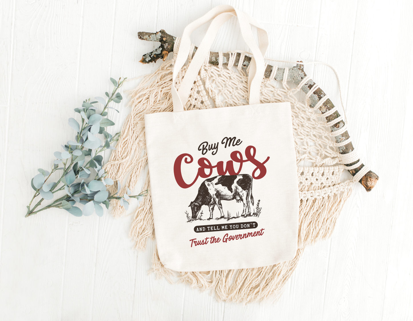 Buy Me Cows Tote Bag