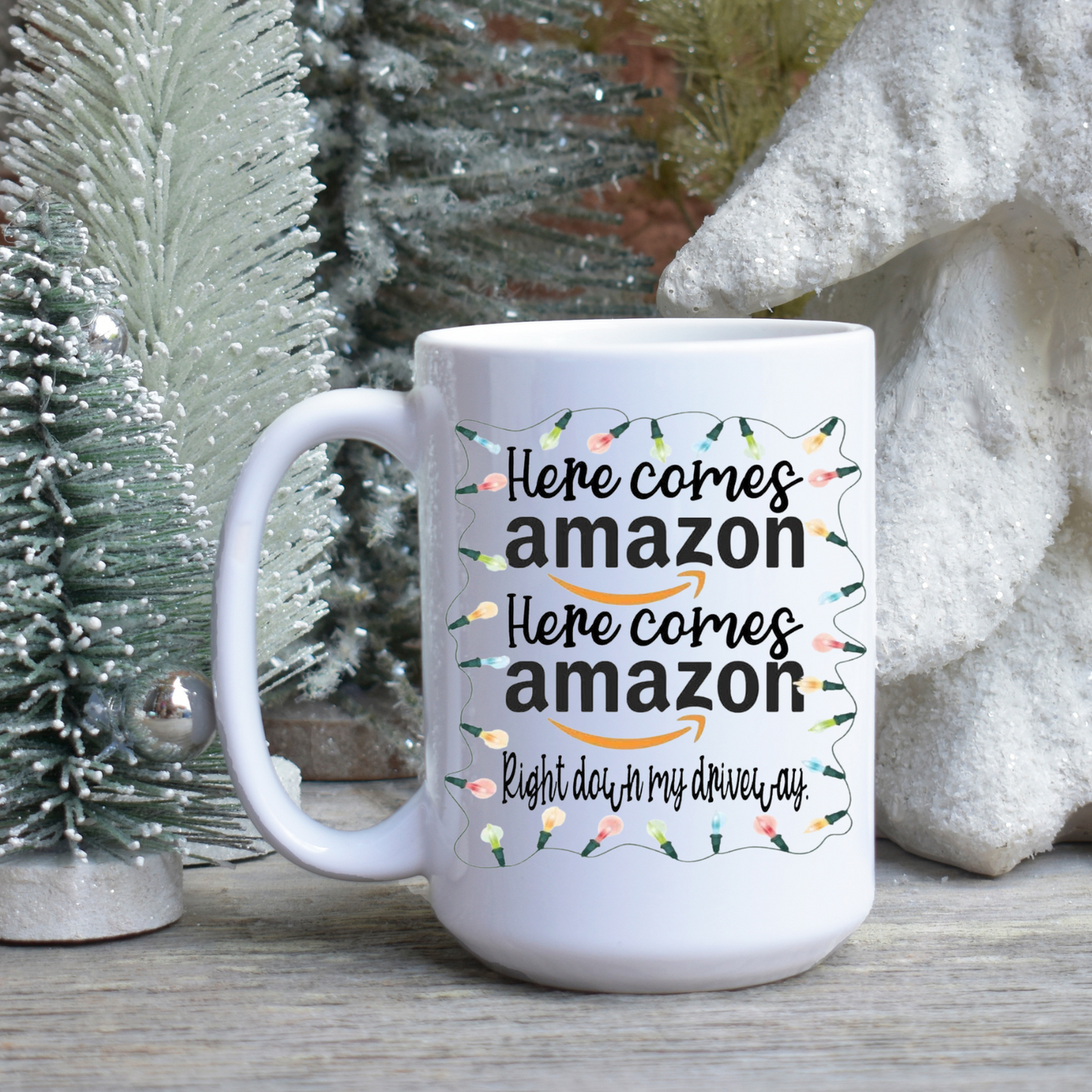 Here Comes Amazon Mug