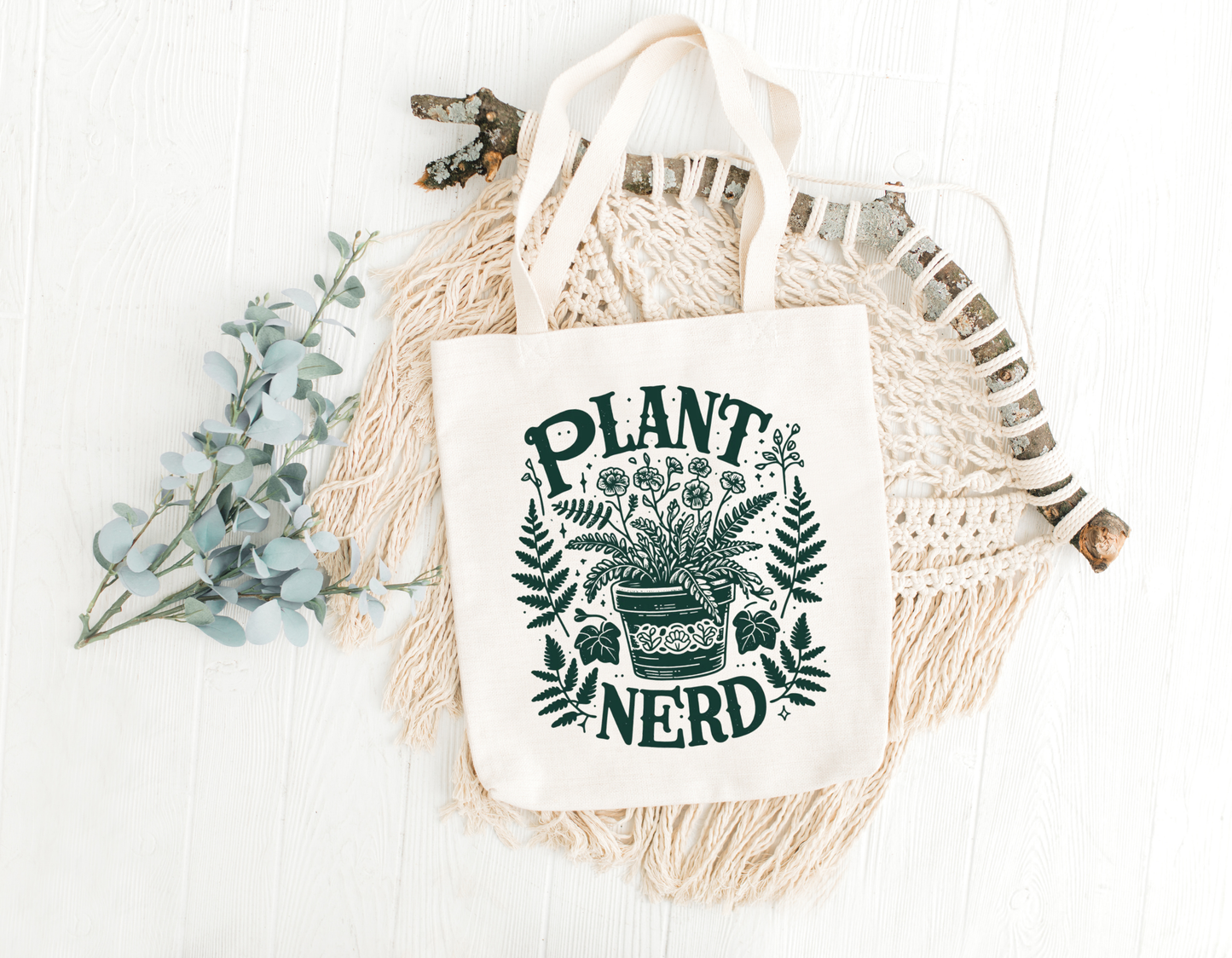 Plant Nerd Tote Bag