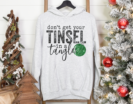 Tinsel In A Tangle Hoodie (Green)