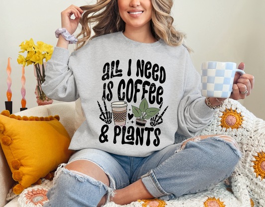 Coffee And Plants Sweatshirt