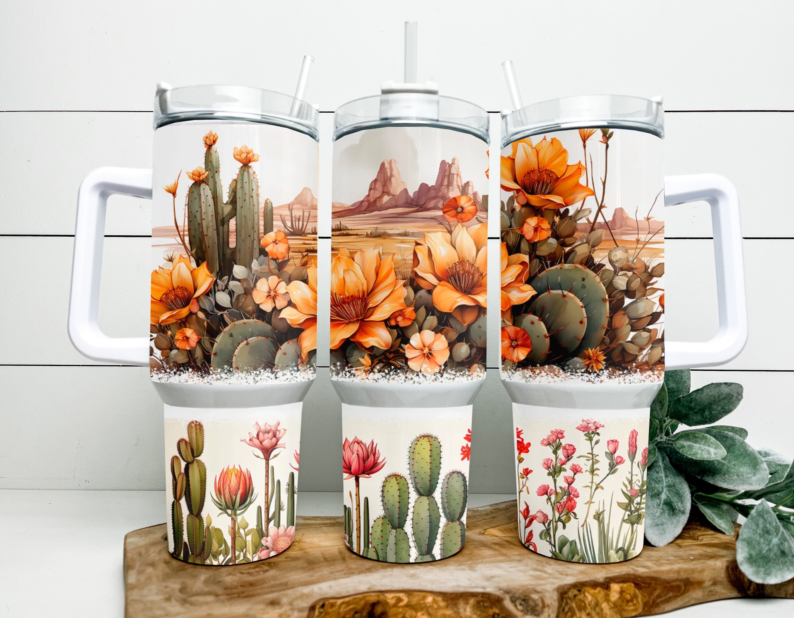 Desert Cactus 40oz Tumbler