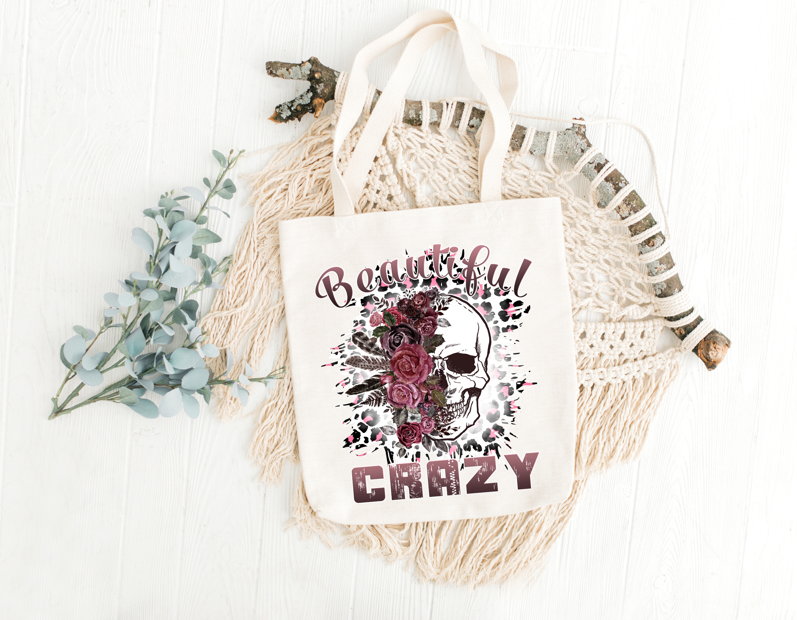 Beautiful Crazy Tote Bag
