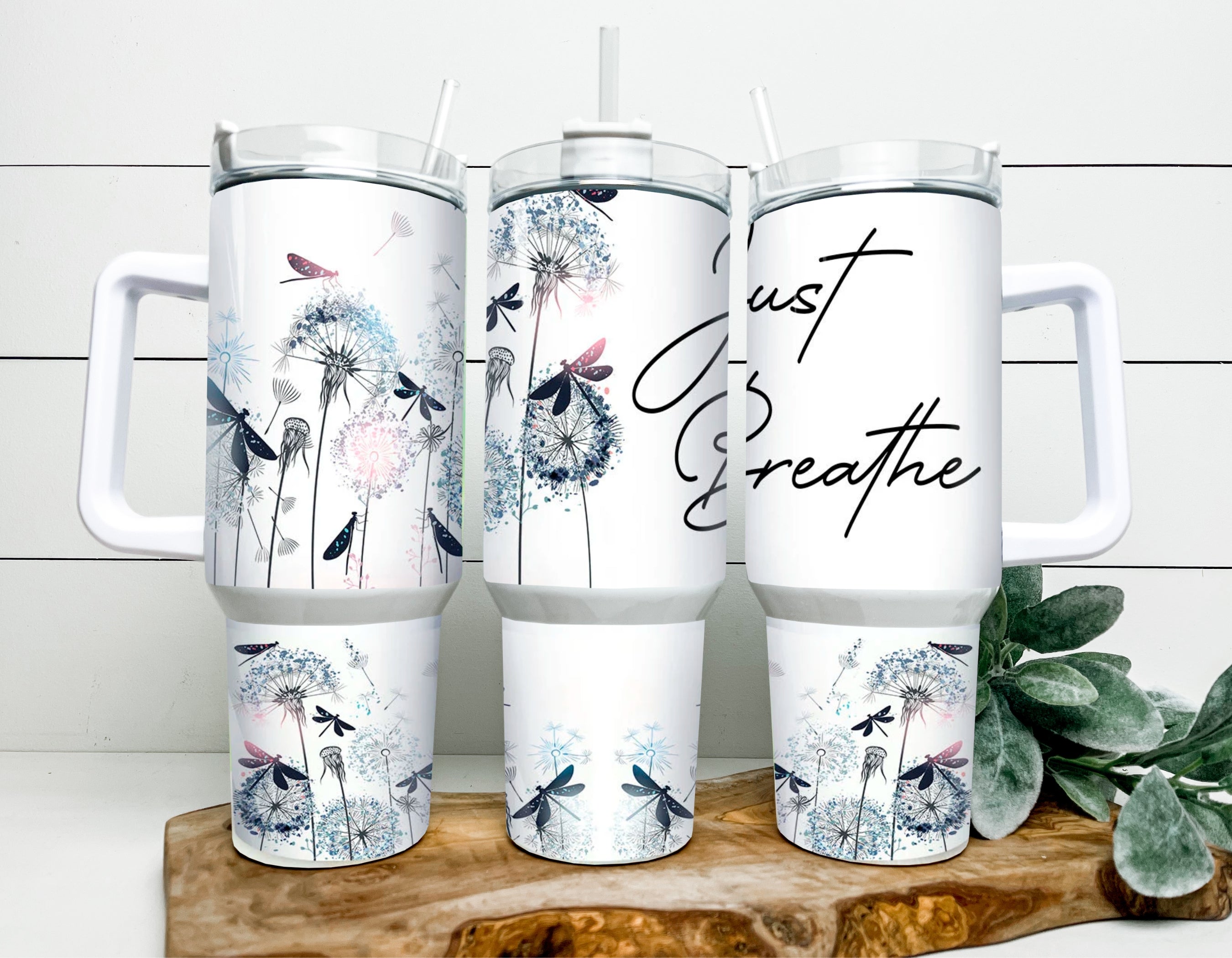 Just Breathe 40oz Tumbler