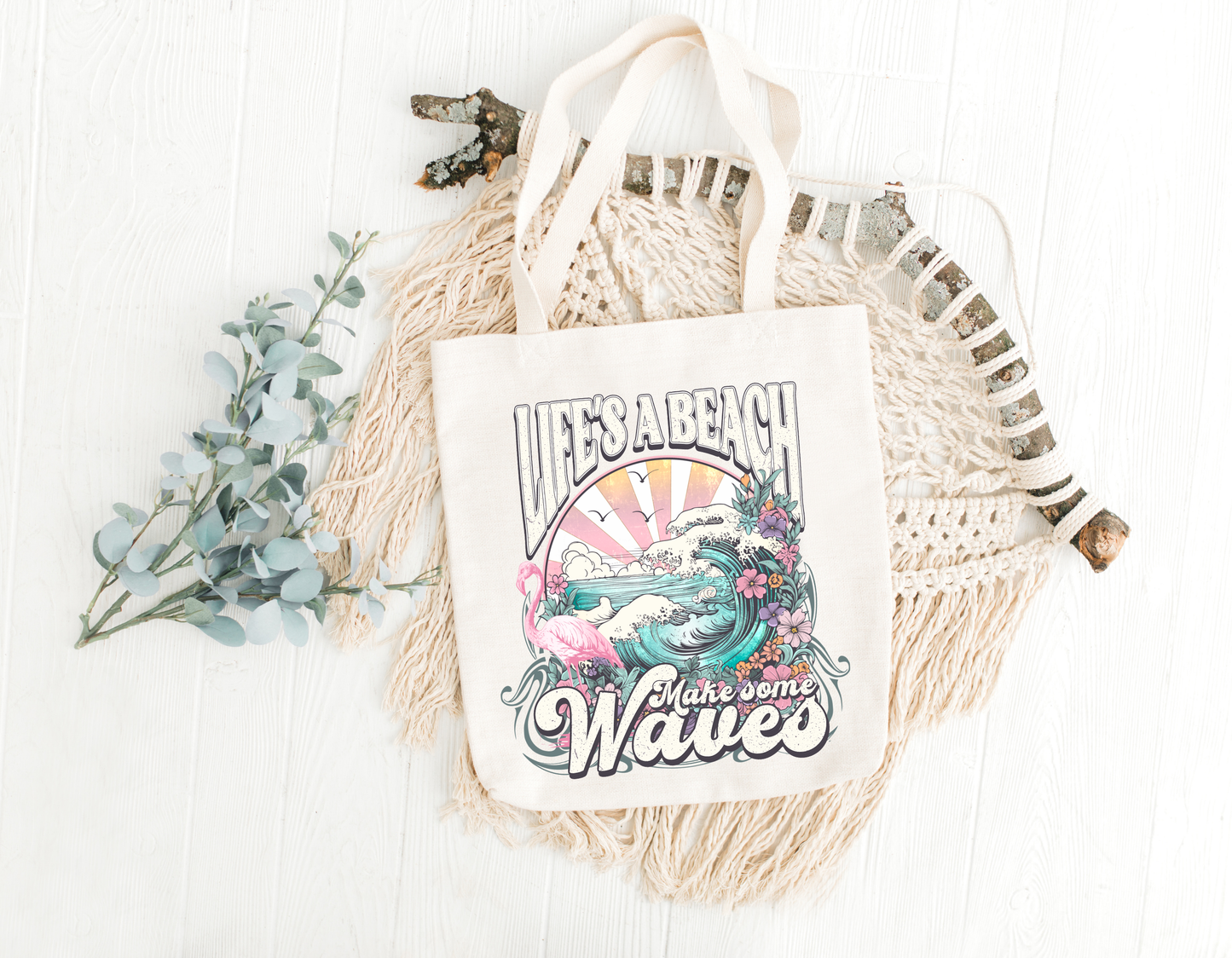 Life's A Beach Tote Bag