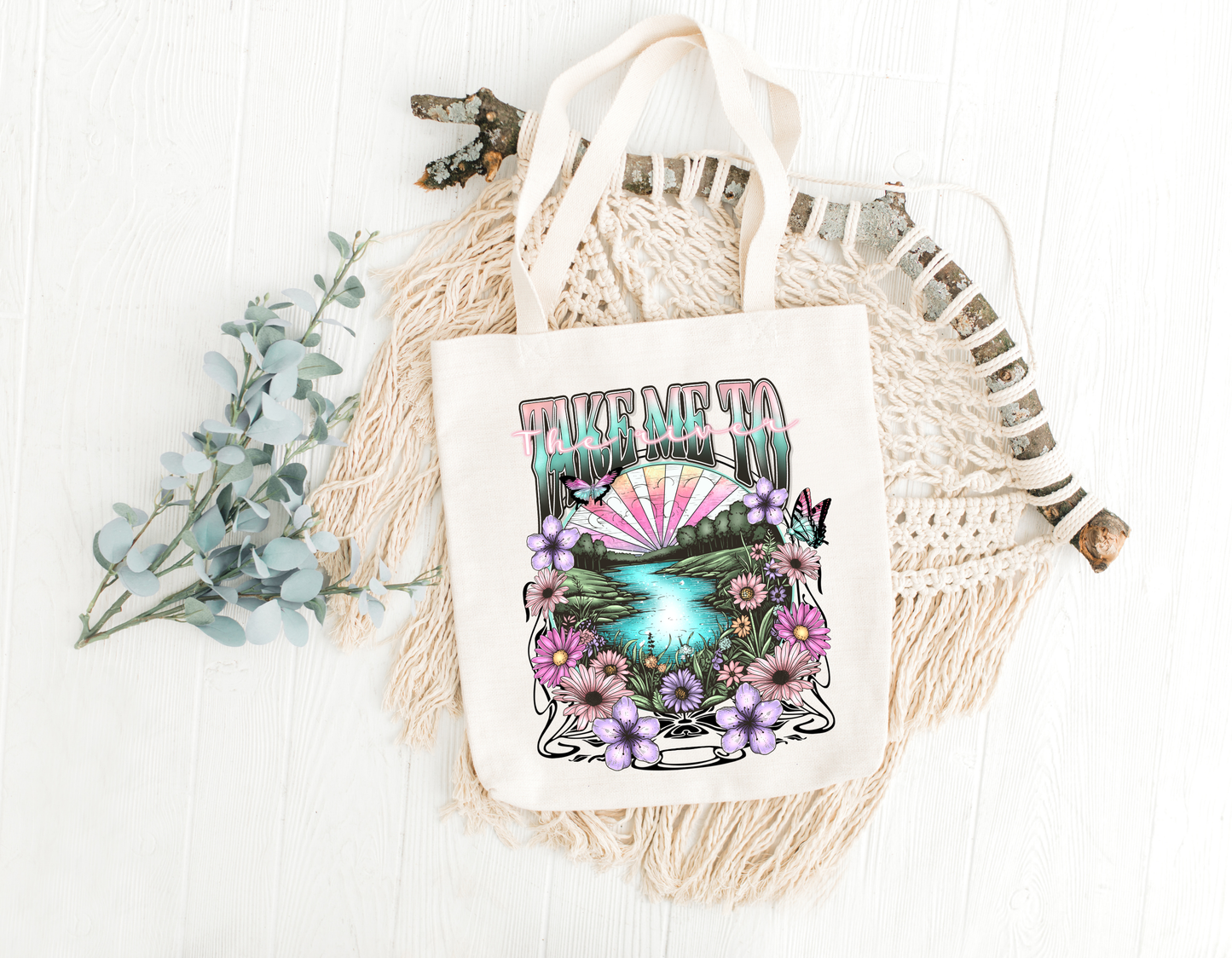 Take Me To The River Tote Bag