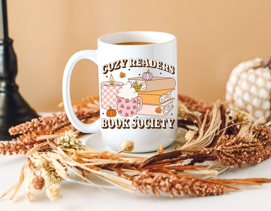 Cozy Readers Book Society Mug