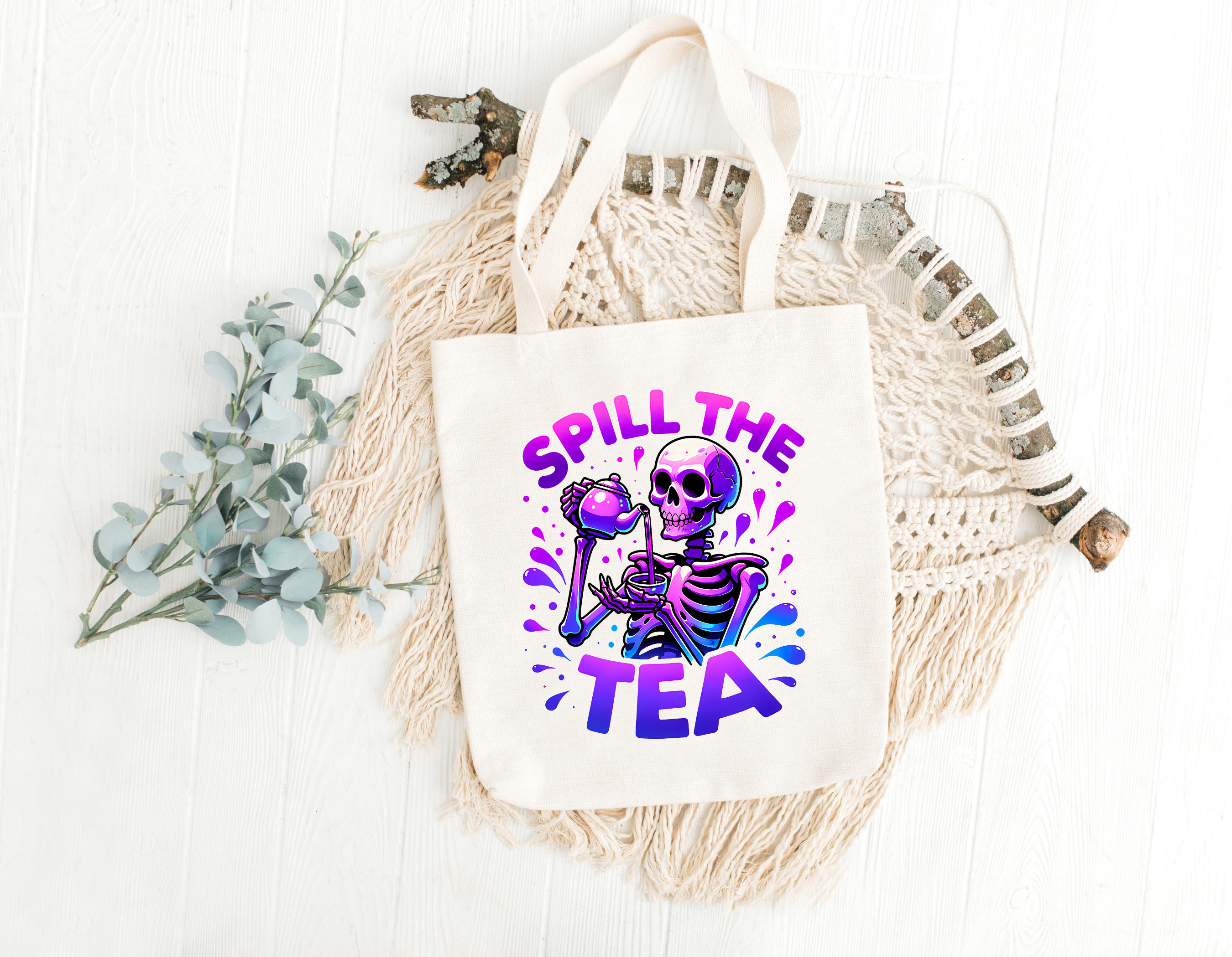 Spill The Tea Tote Bag
