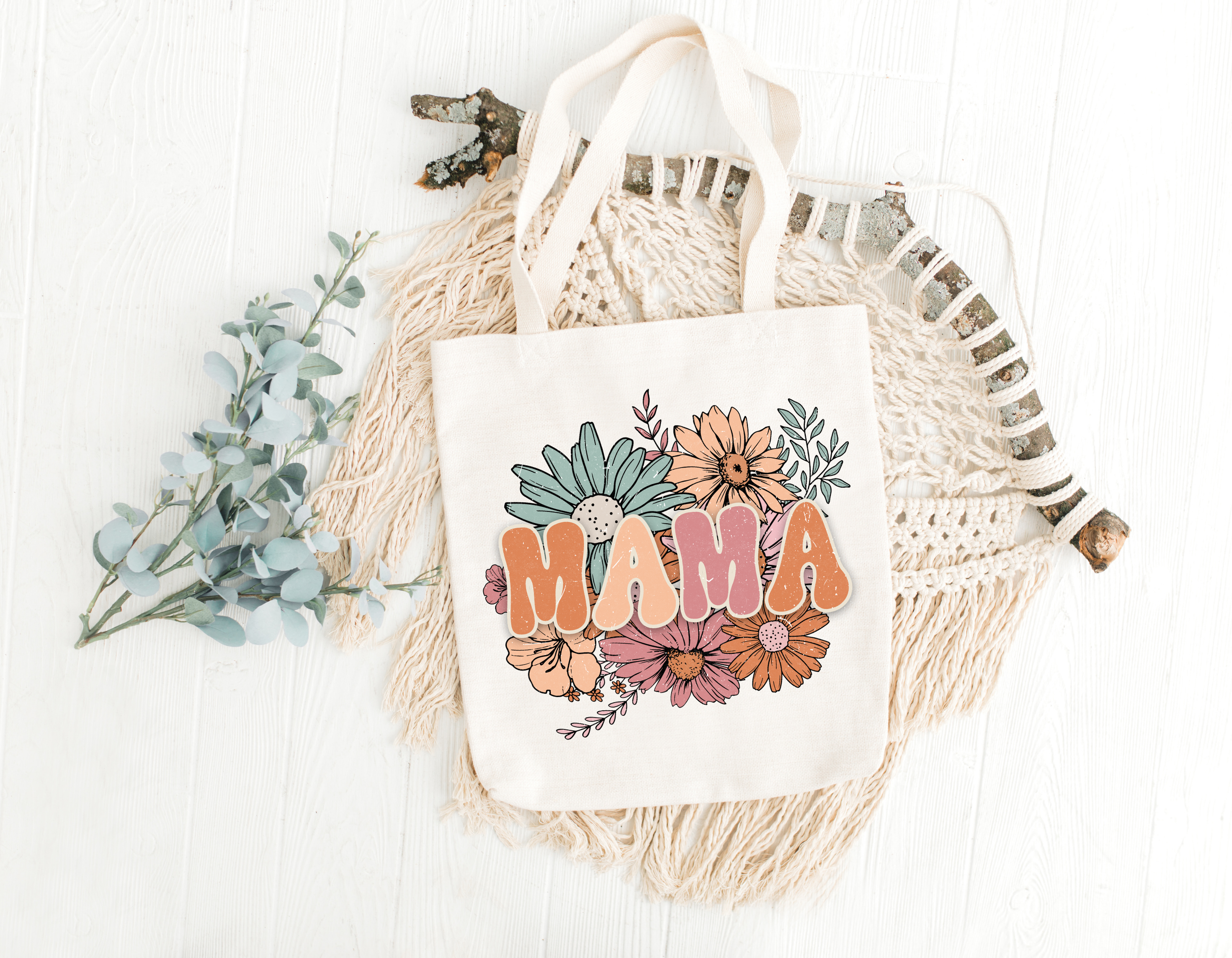 Floral Mama Tote Bag