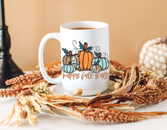 Happy Fall Y'All Mug