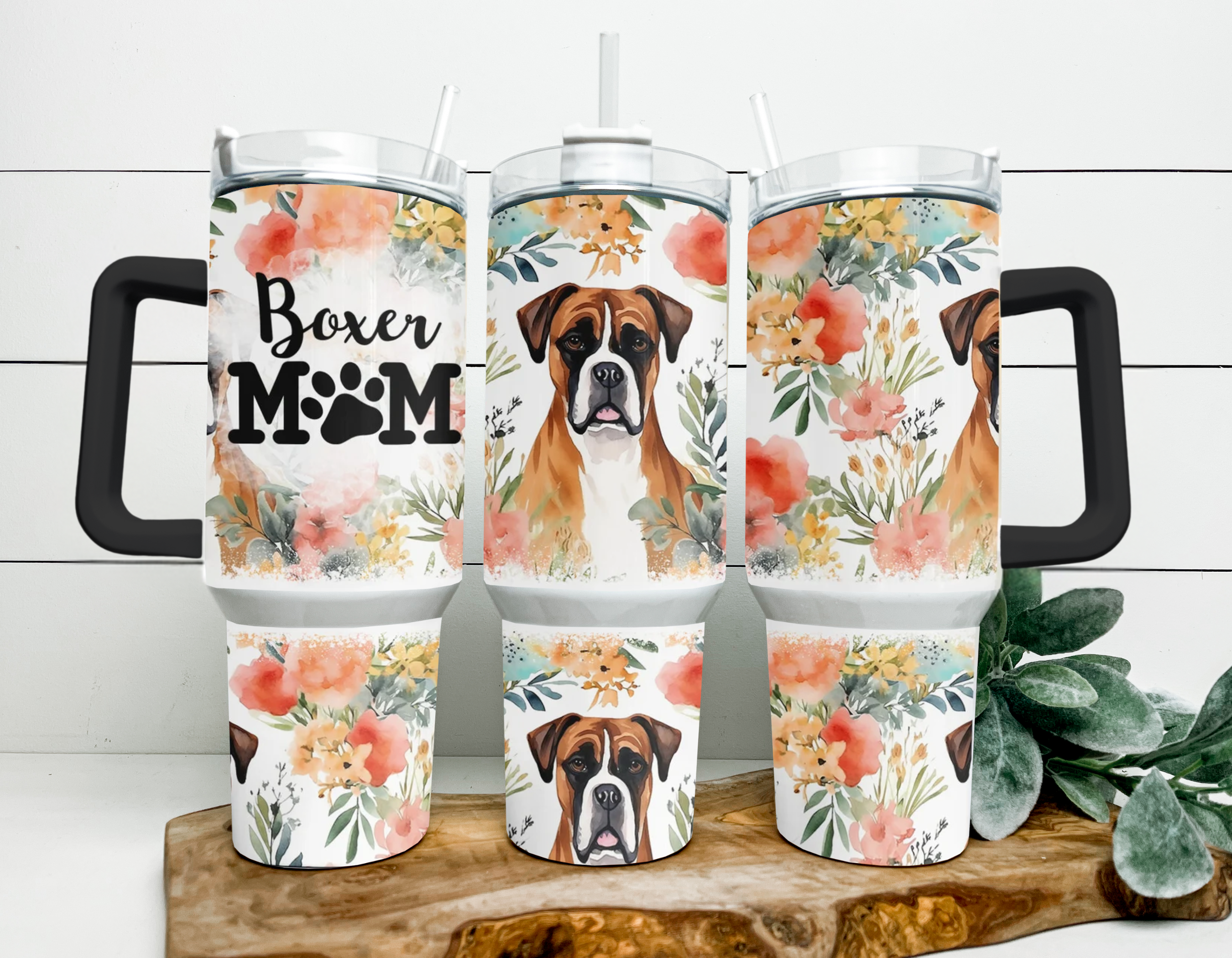 Boxer Mom 40oz Tumbler
