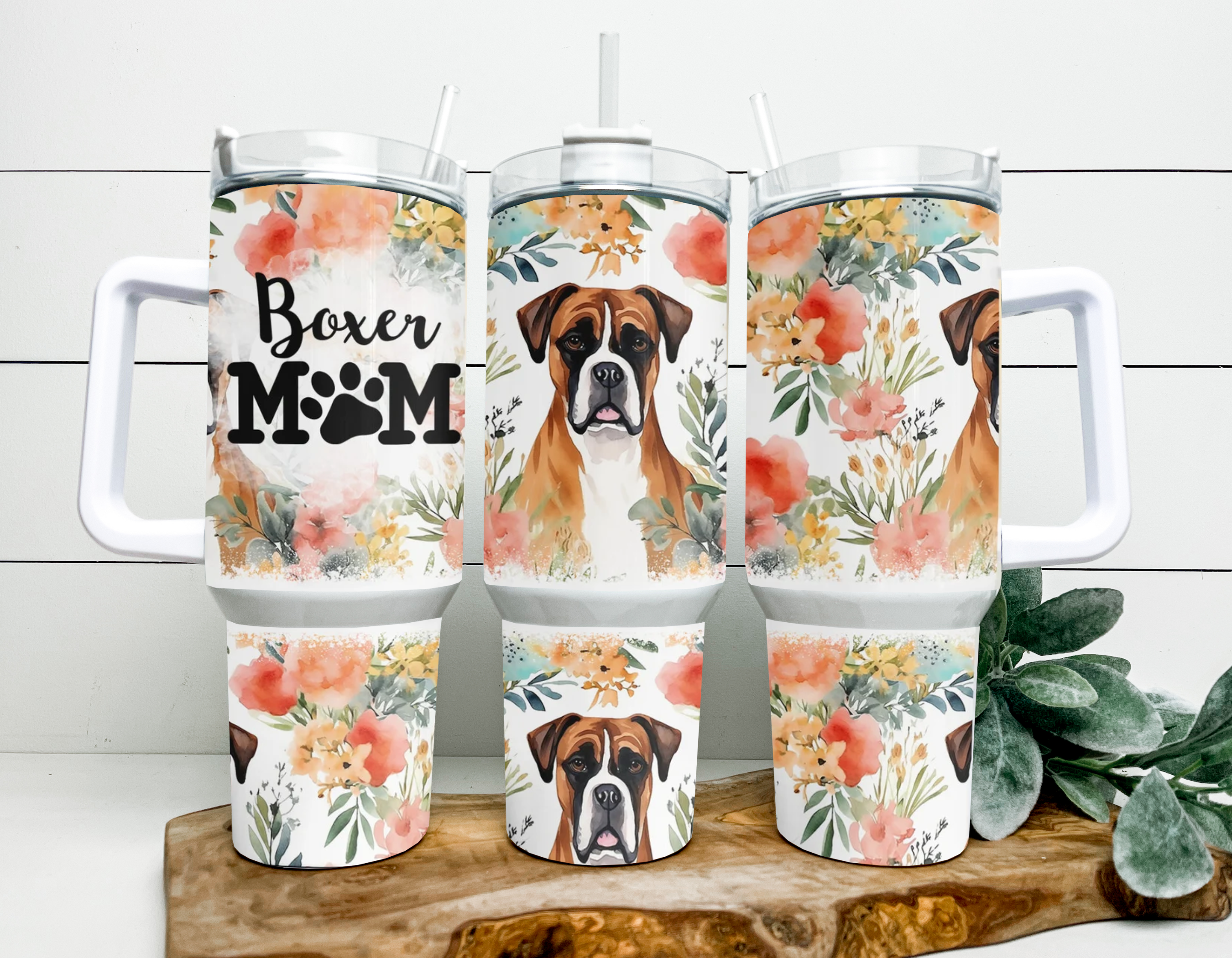 Boxer Mom 40oz Tumbler