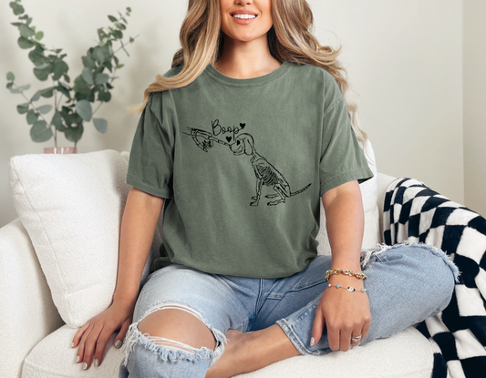 Skeleton Dog Boop T-Shirt