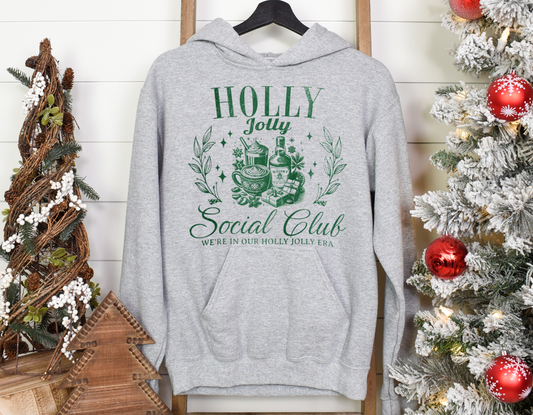 Holly Jolly Social Club Hoodie