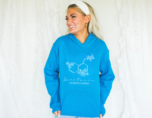 Serotonin The Chemistry Of Happiness Hoodie