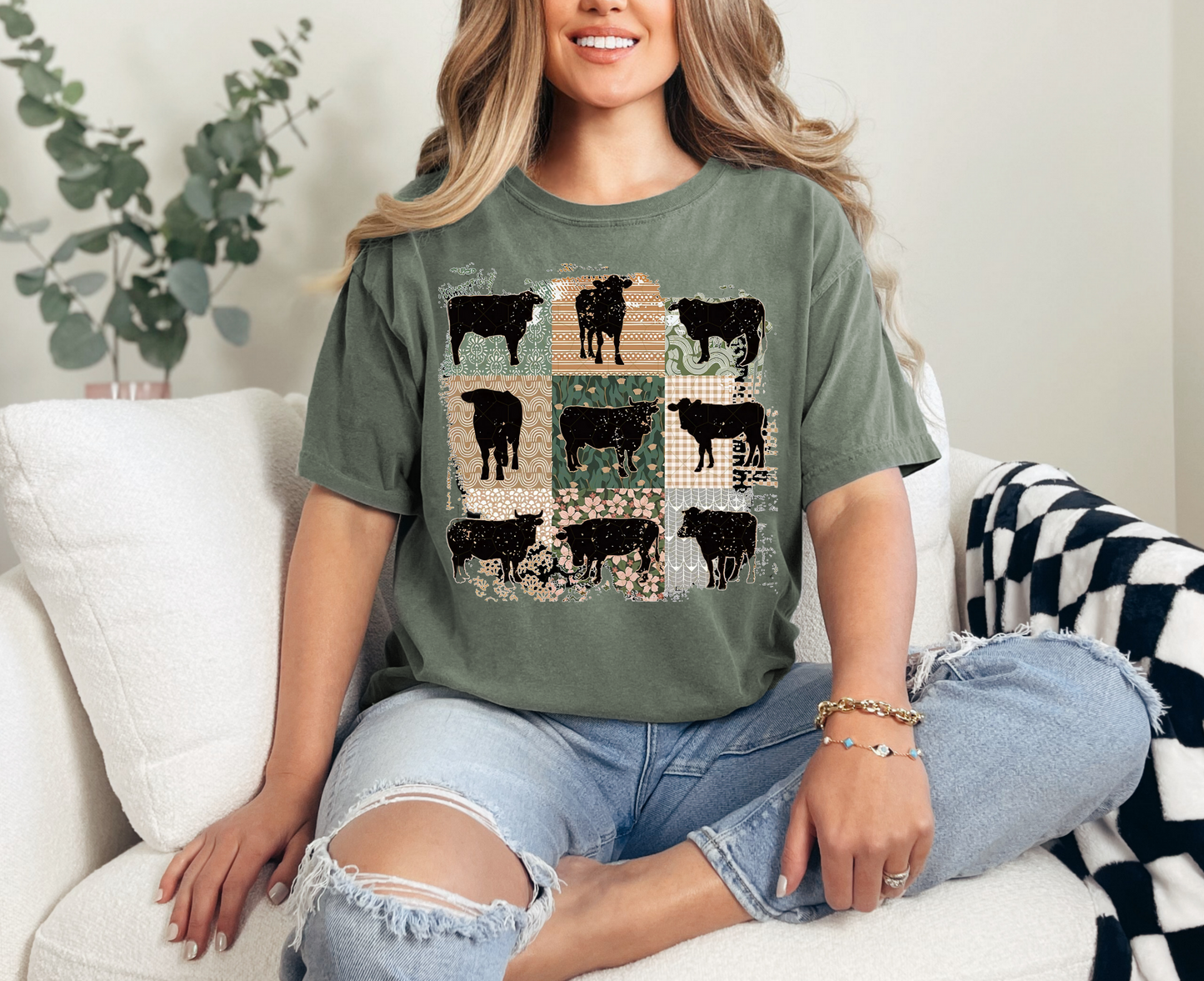 Vintage Cow T-Shirt