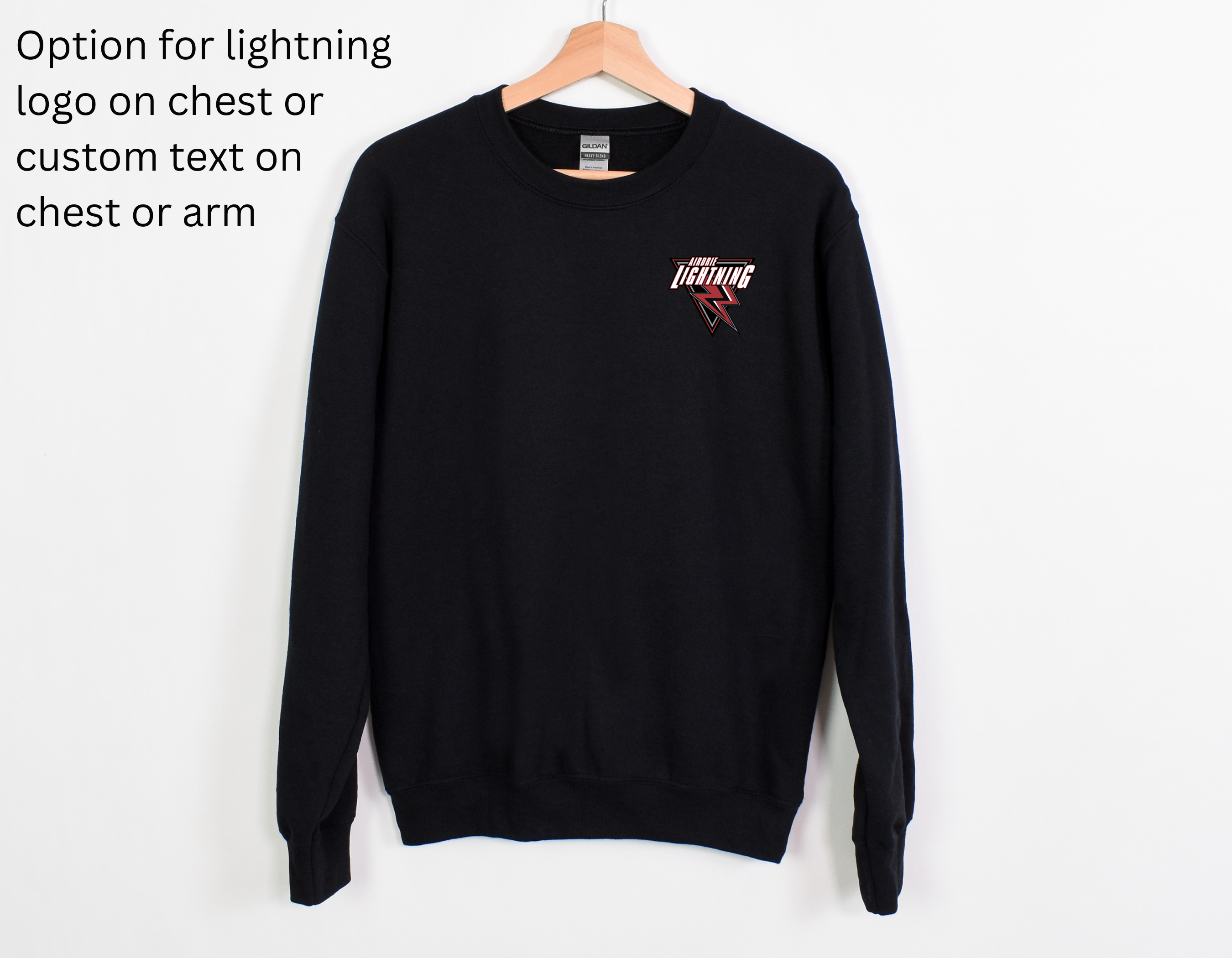 In My Hockey Mom Era Sweatshirt-Airdrie Lightning