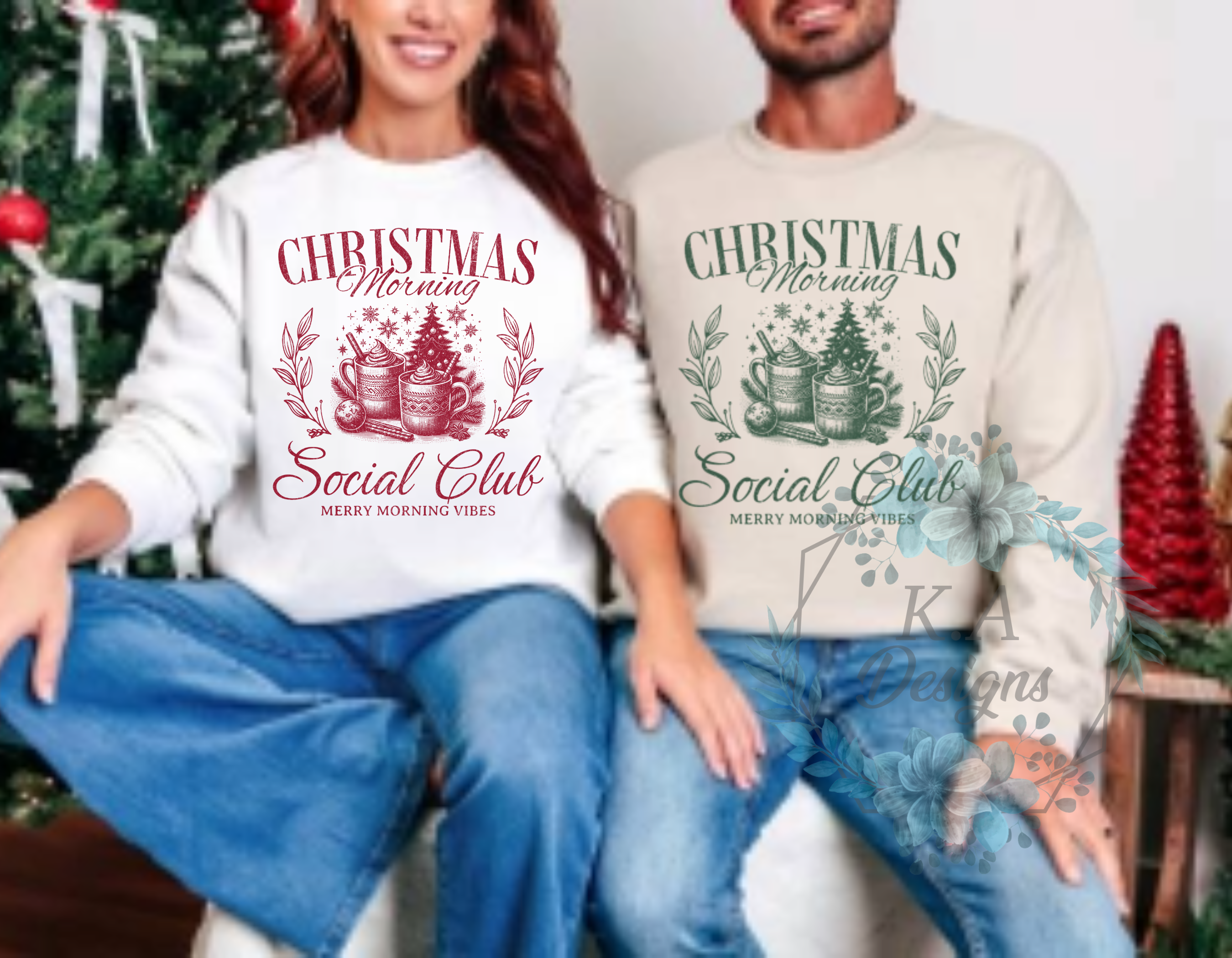 Christmas Morning Social Club Sweatshirt