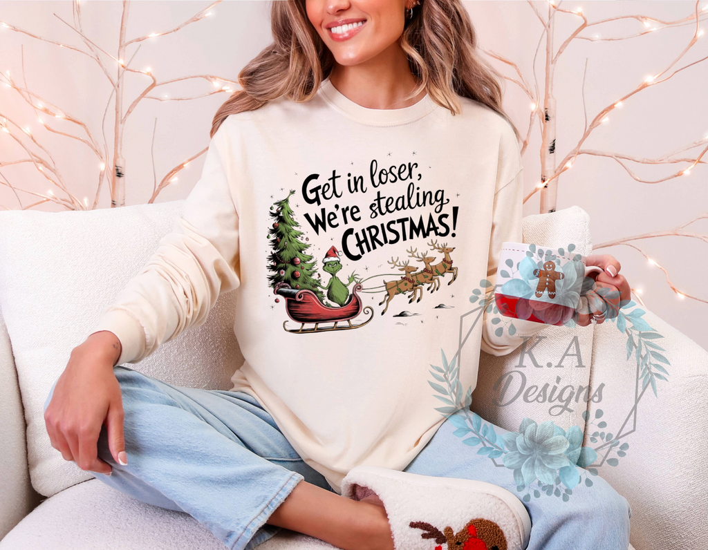 We're Stealing Christmas Long Sleeve