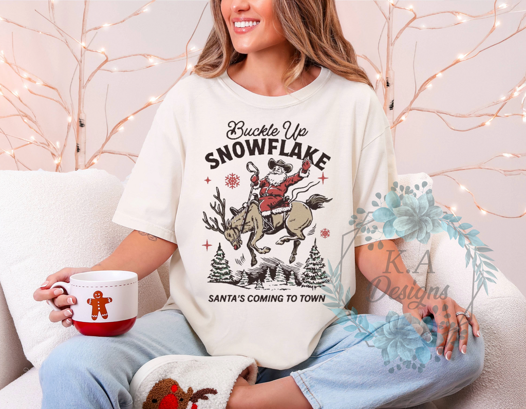Buckle Up Snowflake T-Shirt