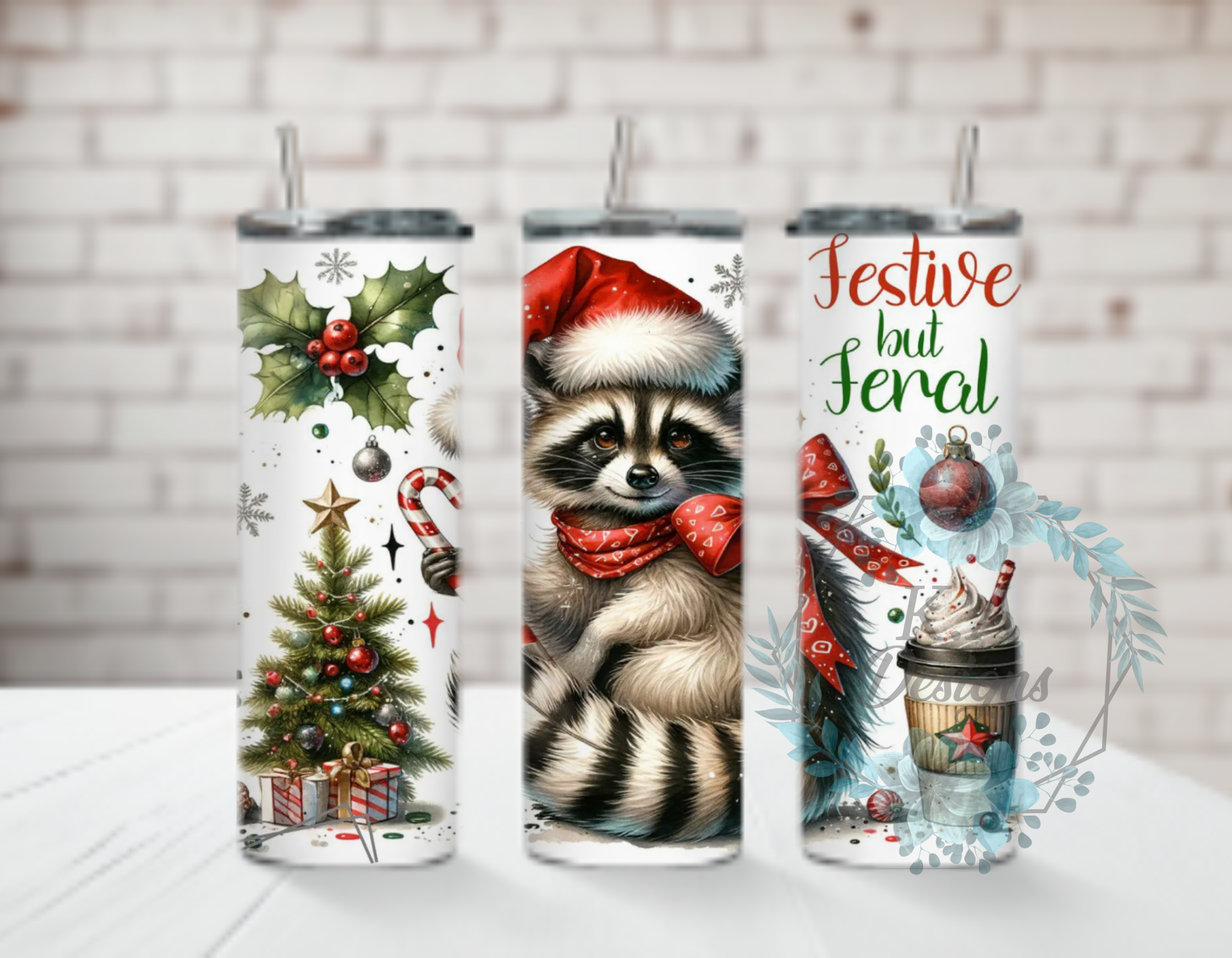 Festive But Feral Tumbler