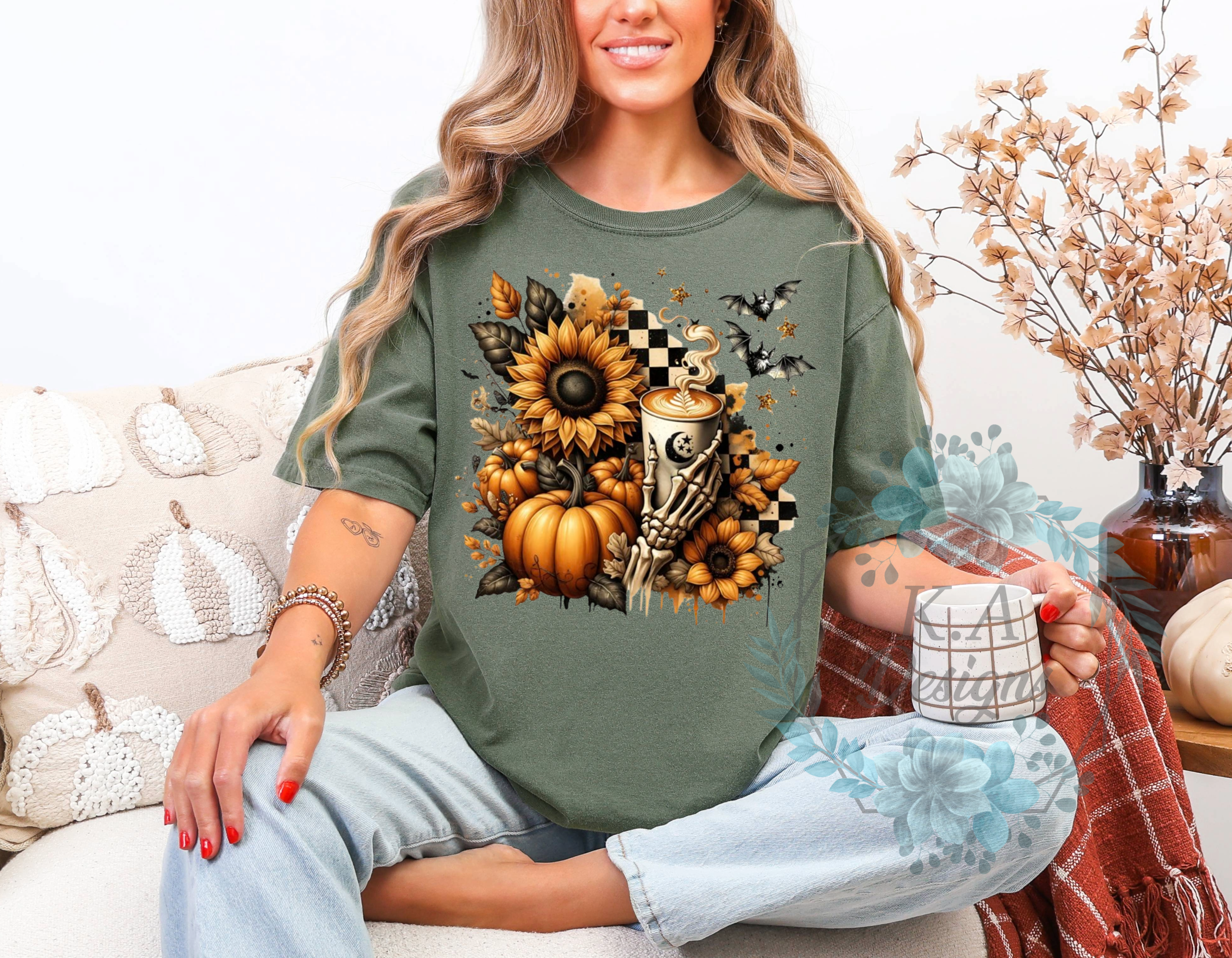 Skeleton Coffee T-Shirt