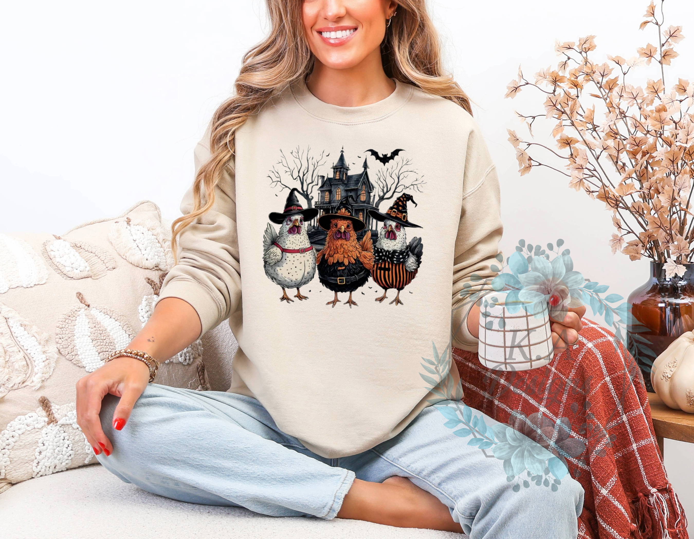 Spooky Chickens Sweatshirt