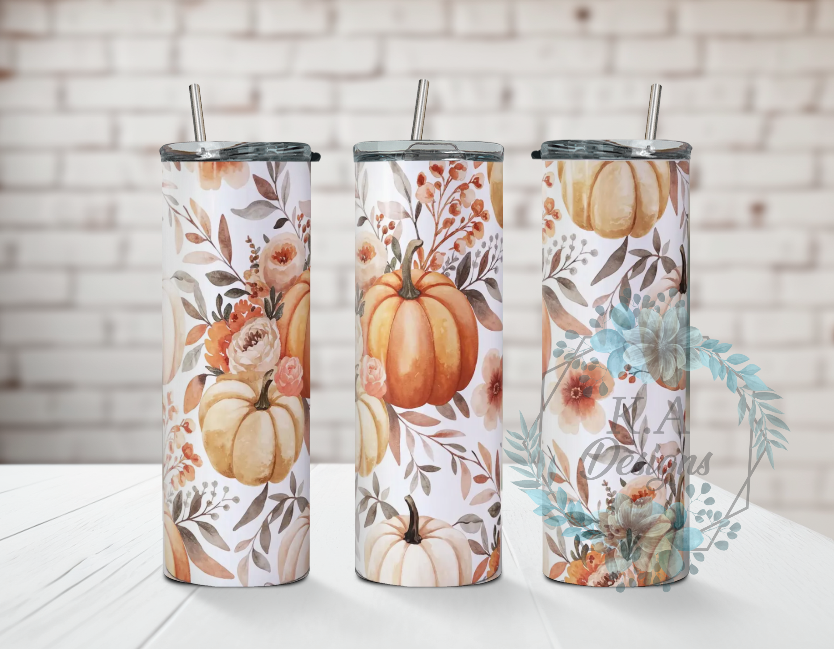 Boho Pumpkin Tumbler