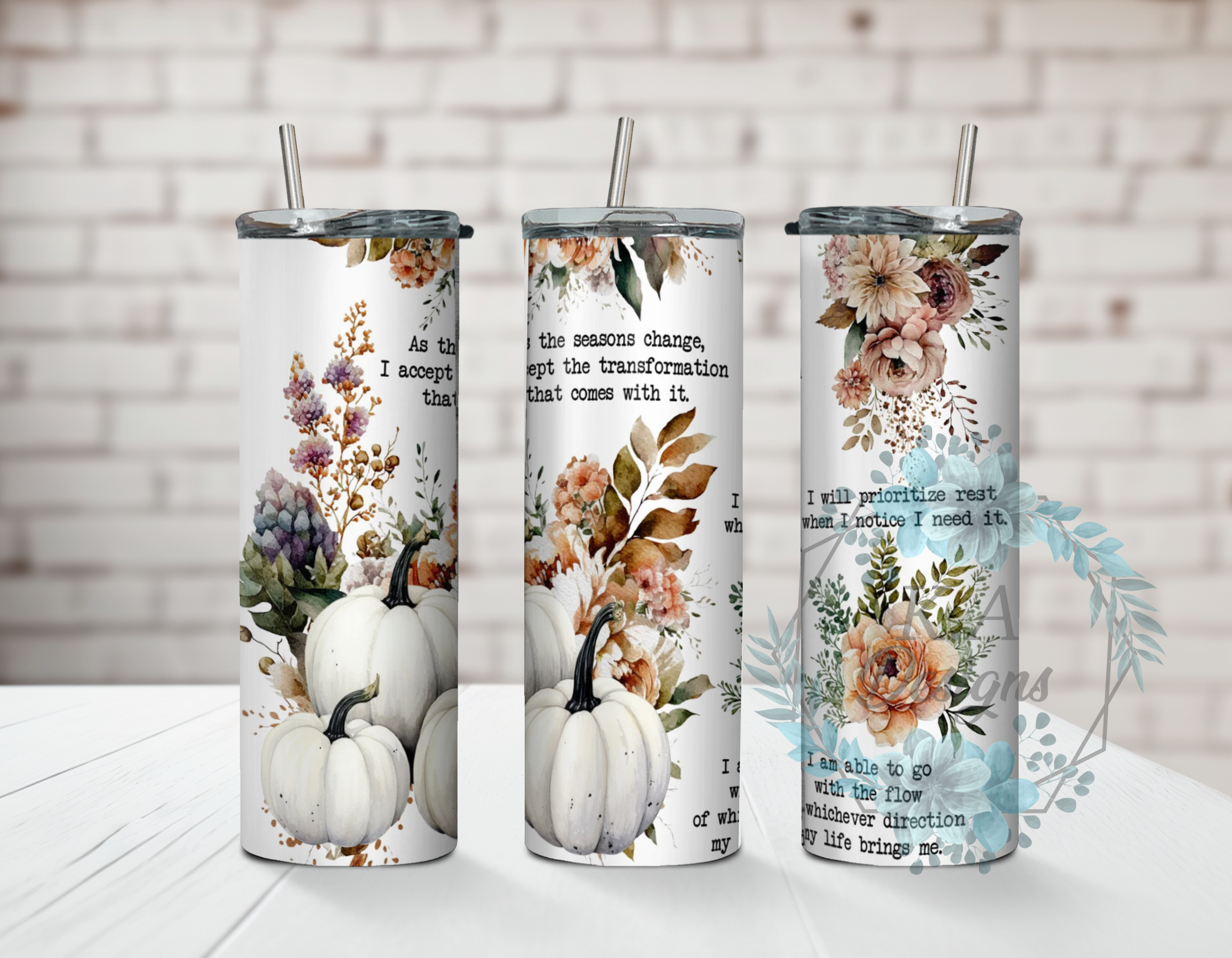 Fall Affirmation Tumbler