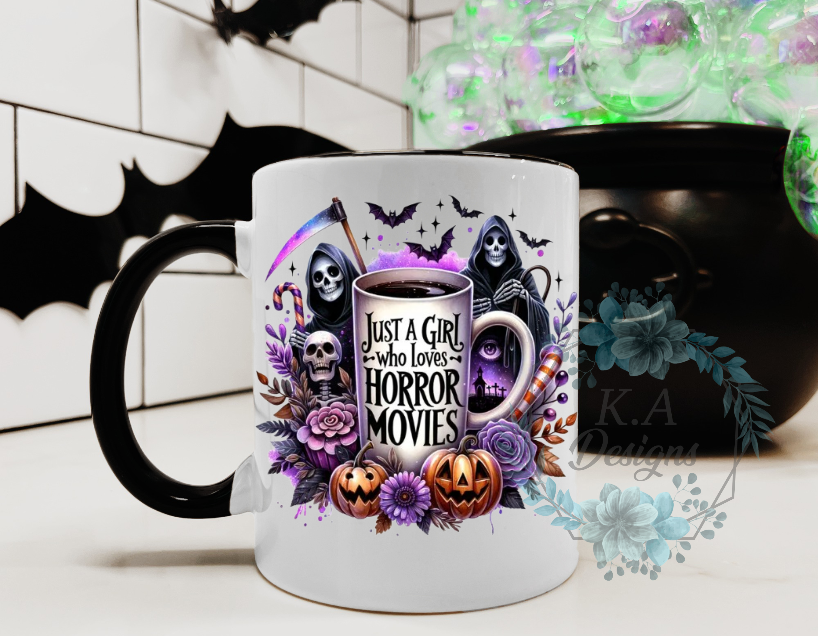 Just A Girl Who Loves Horror Movies Mug