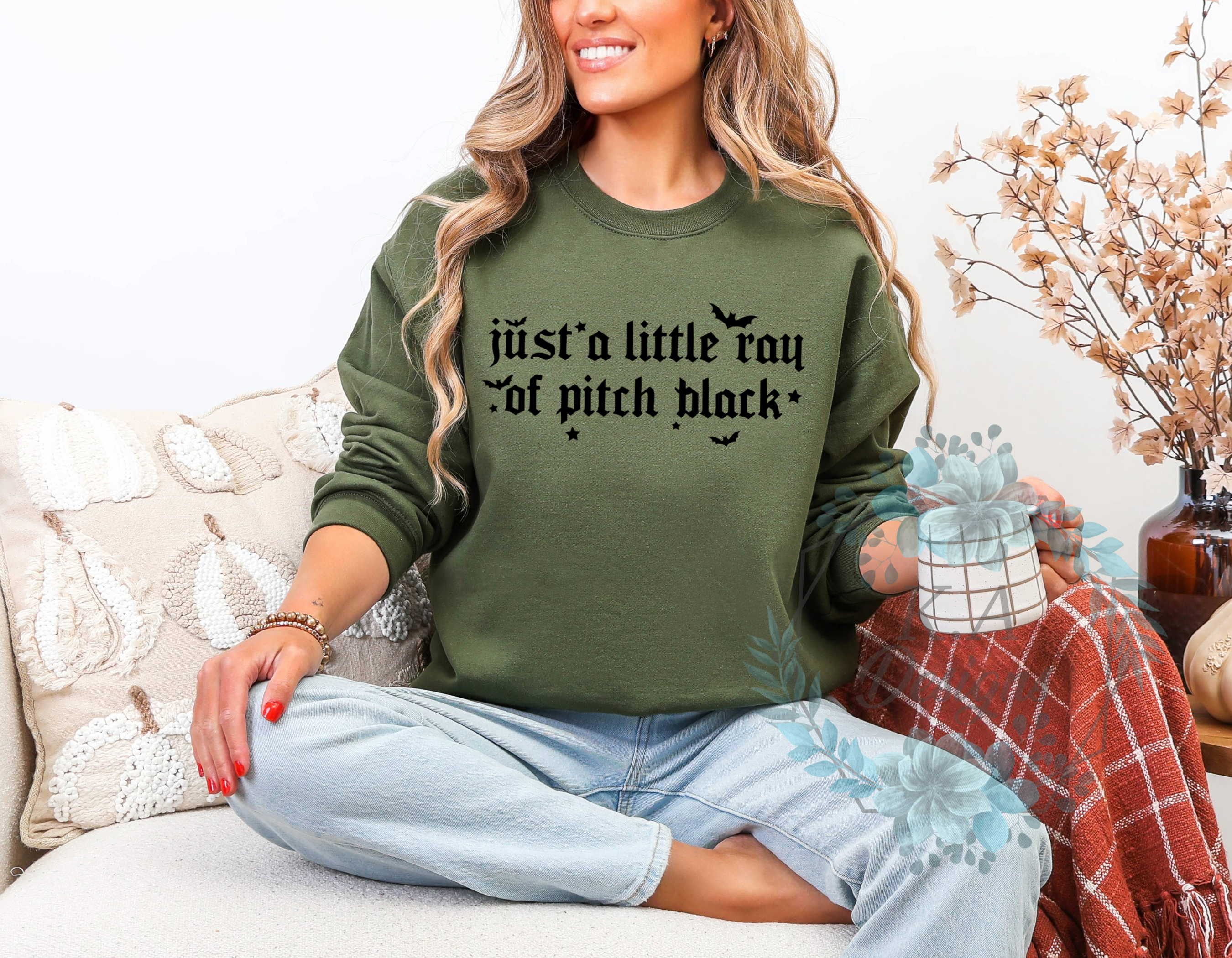 Just A Little Ray Of Pitch Black Sweatshirt