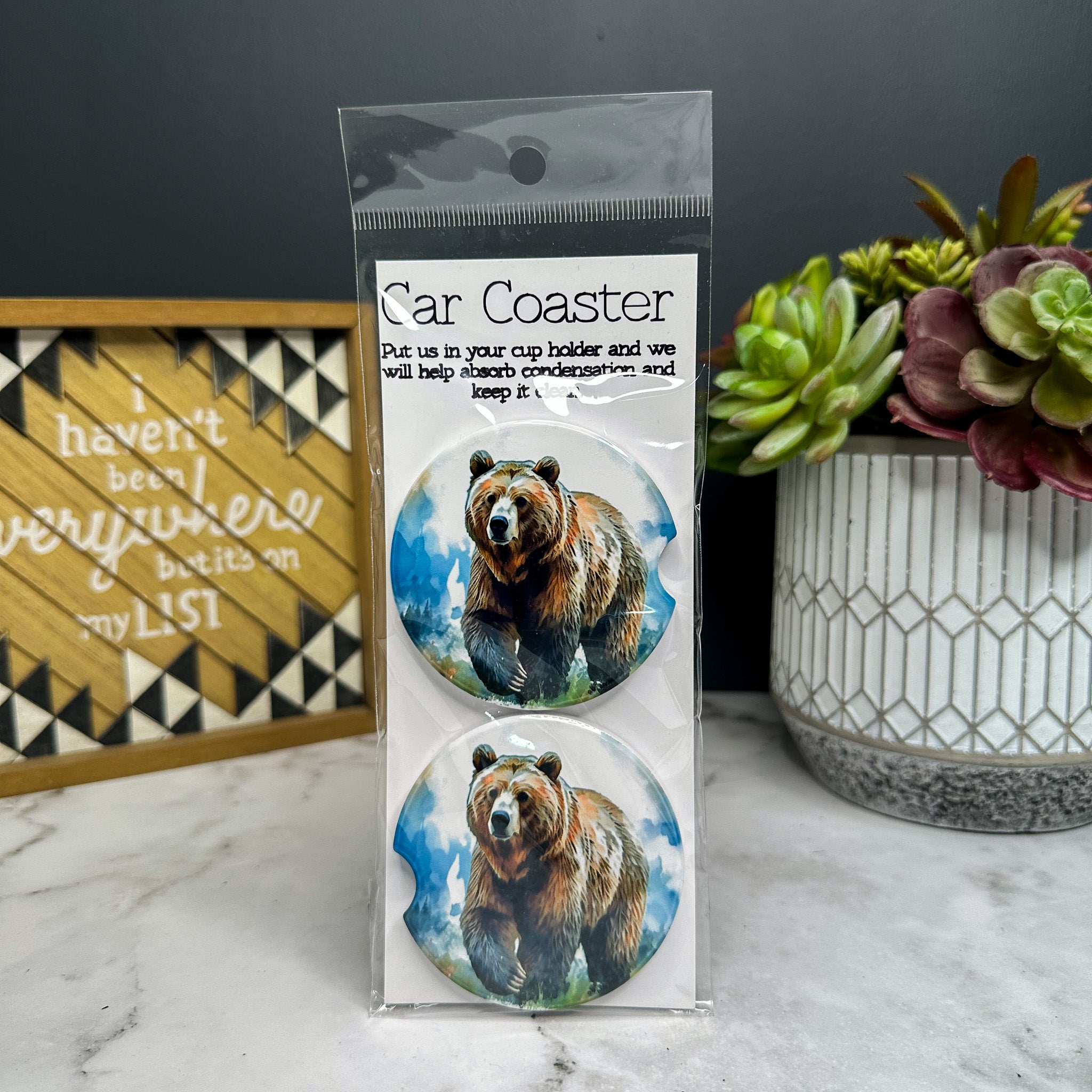 Bear Car Coasters