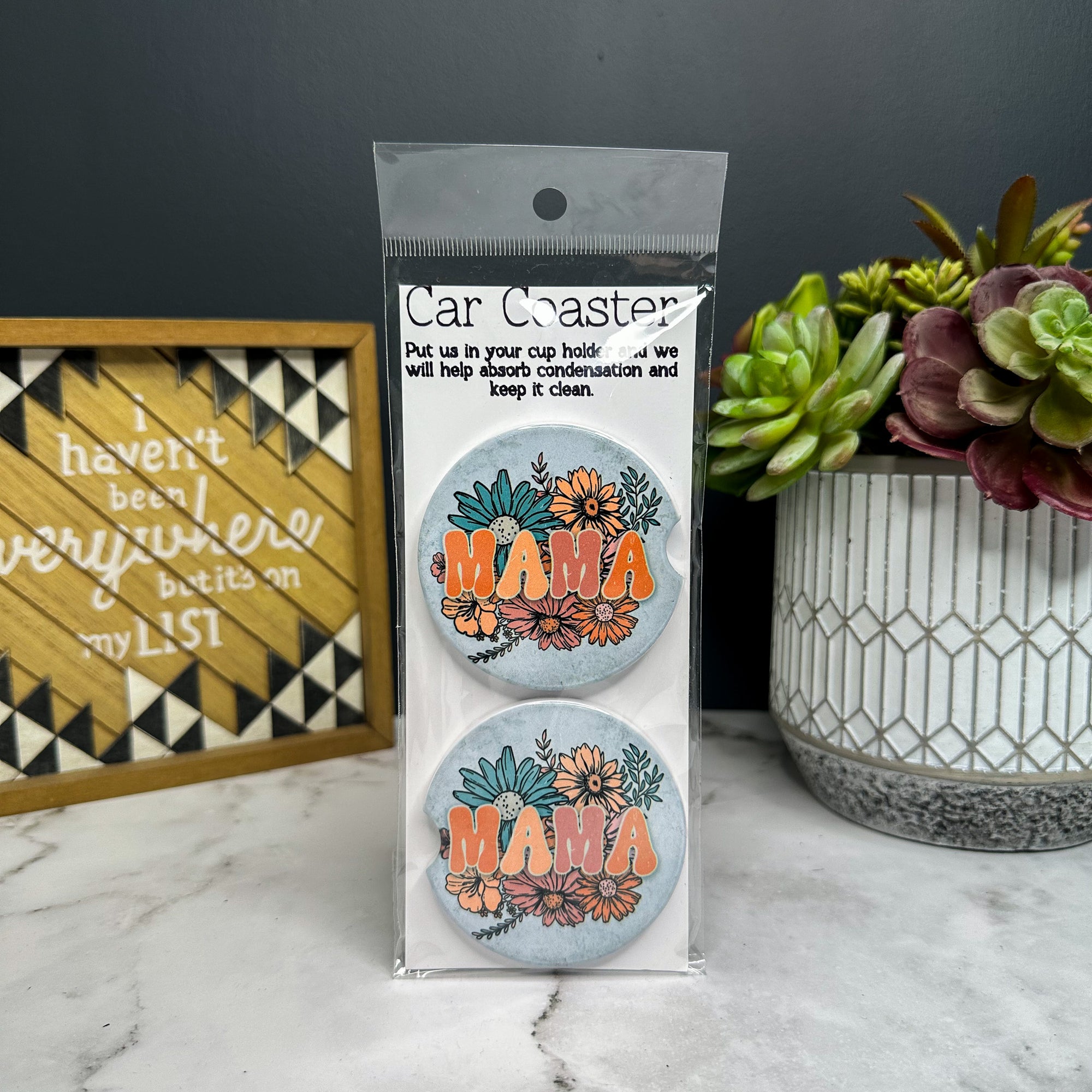 Mama Car Coasters