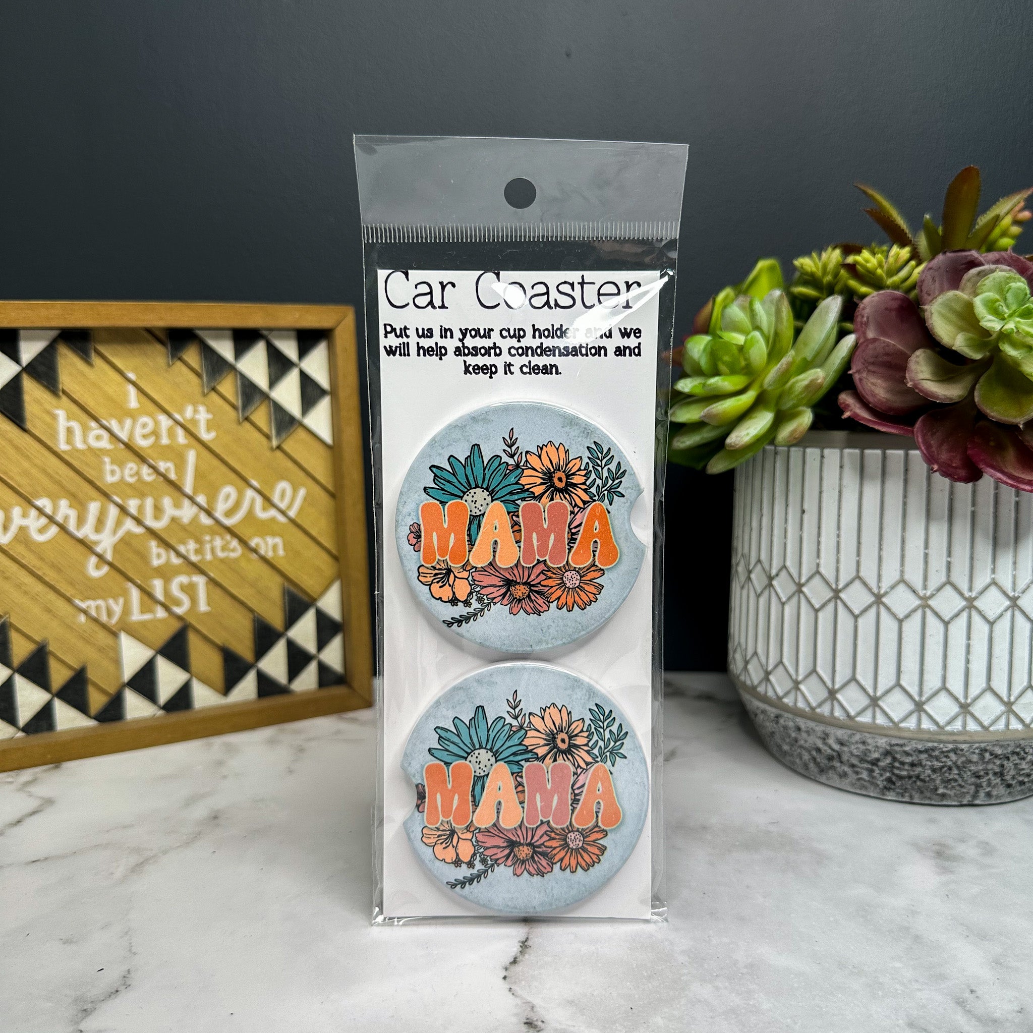 Mama Car Coasters