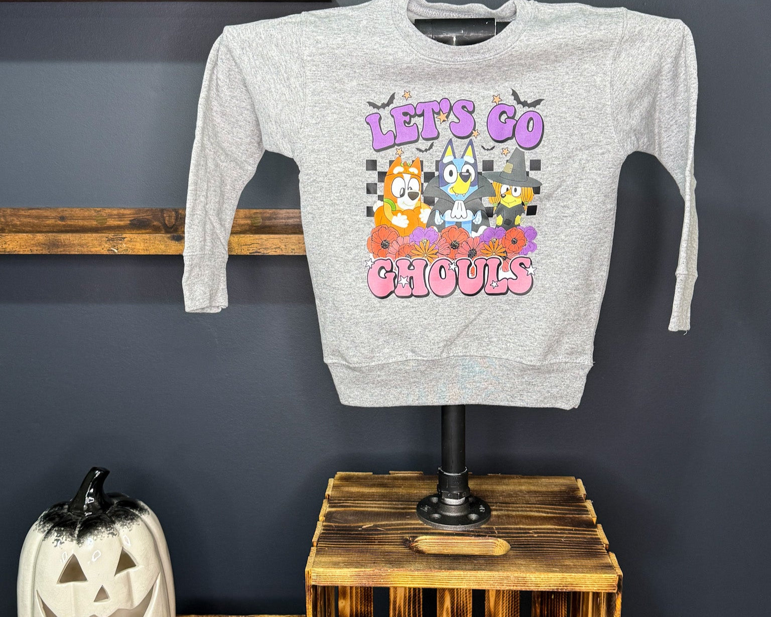 Lets Go Ghouls Toddler Sweatshirt