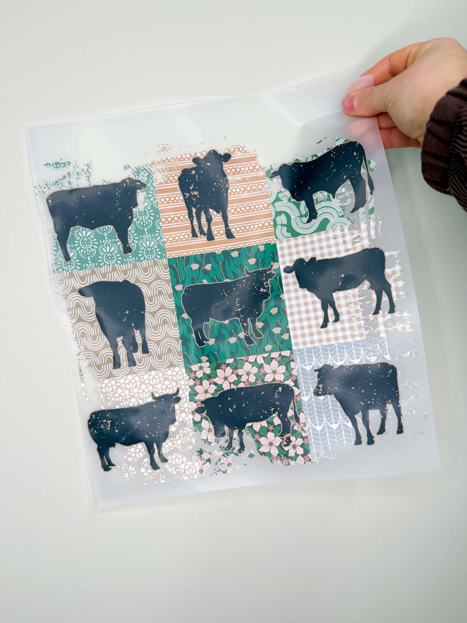 Retro Cow-Create Your Own Apparel