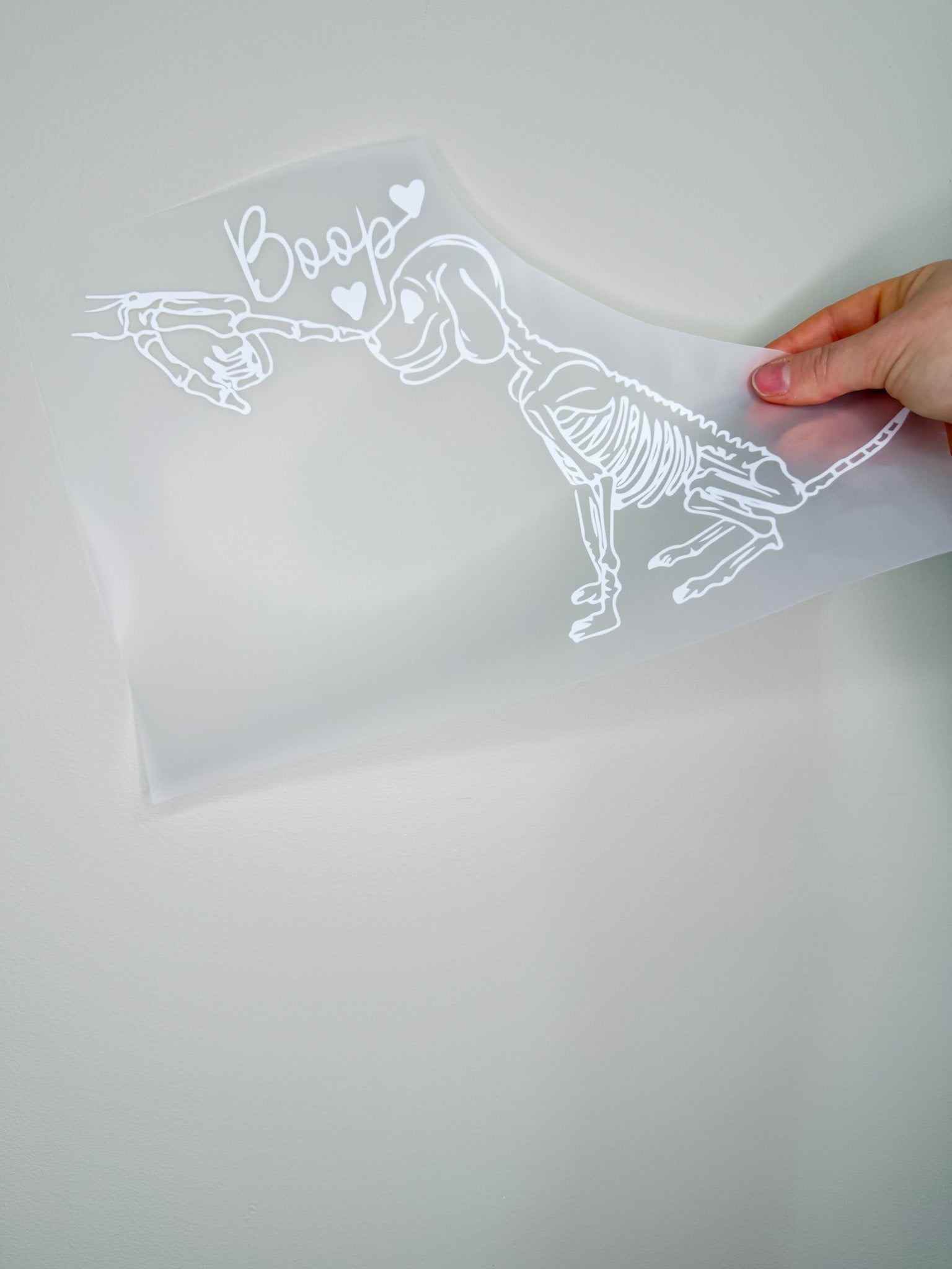 Skeleton Dog Boop-Create Your Own Apparel