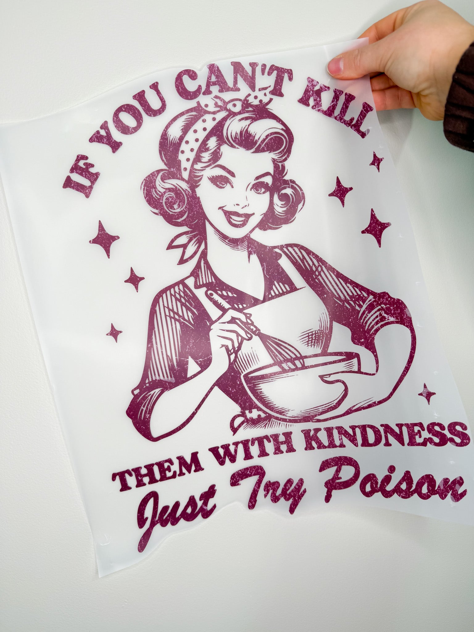 If You Can't Kill Them With Kindness Just Try Poison-Create Your Own Apparel